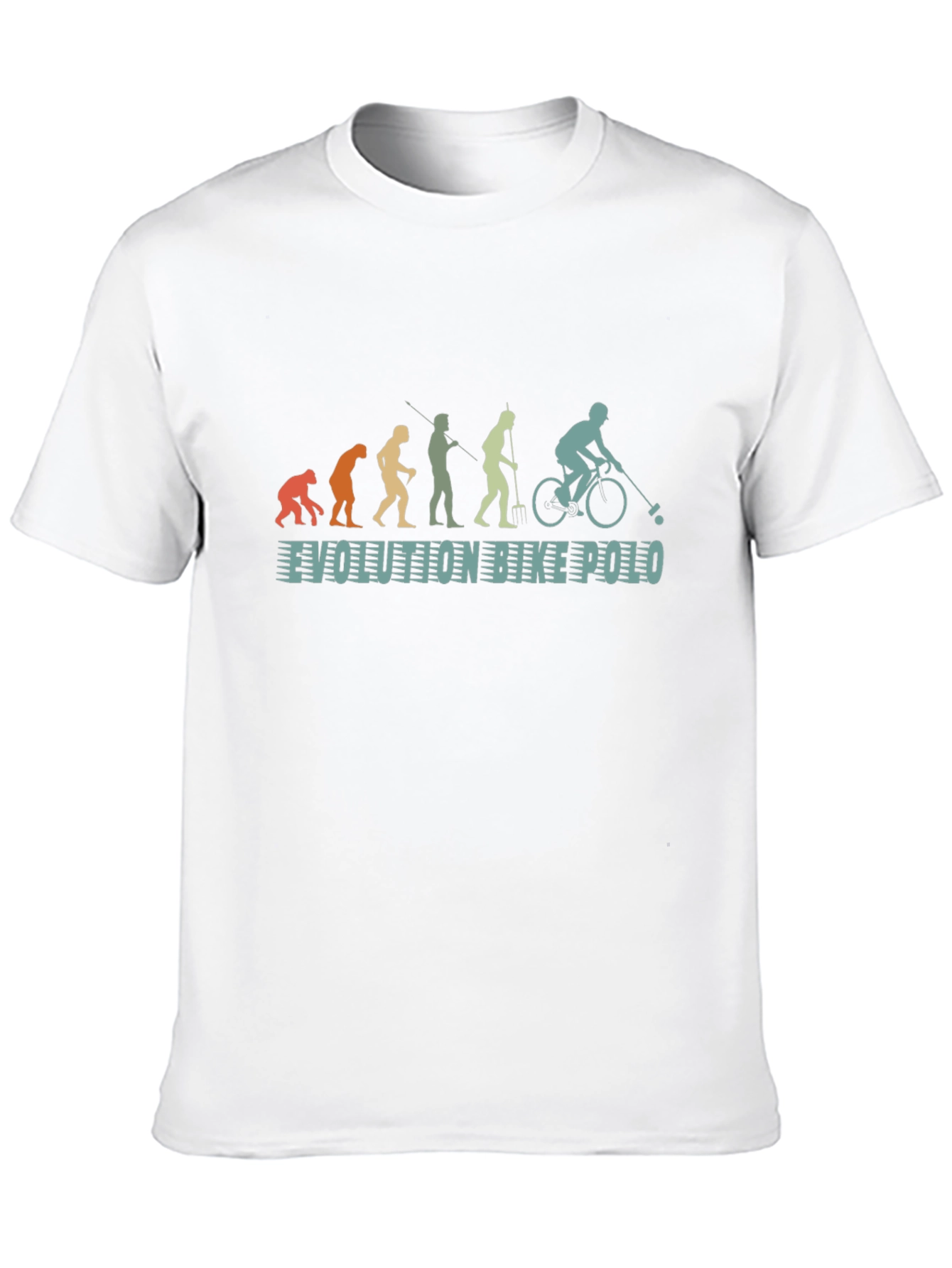 Evolution of Bike Polo T-Shirt