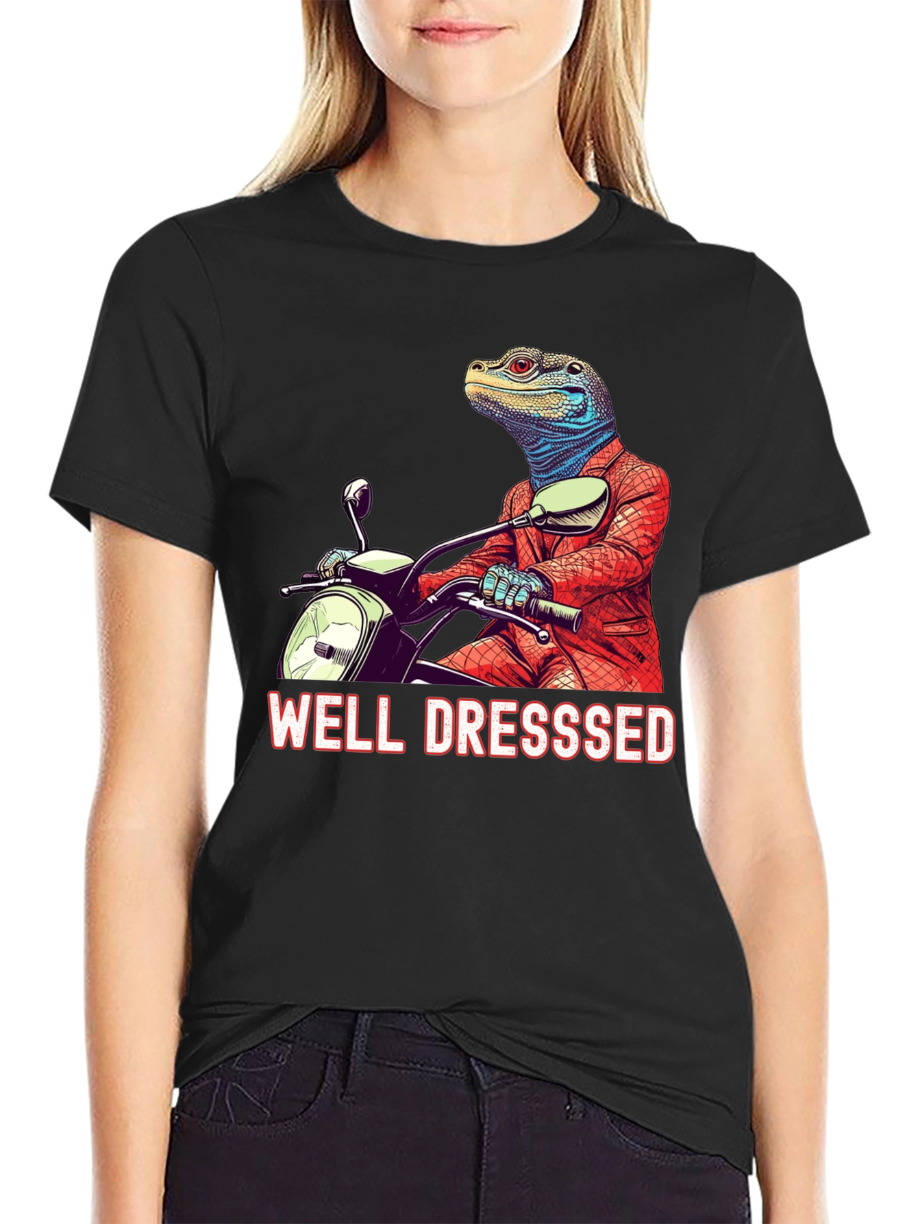Well Dressed Lizard Rider Tee