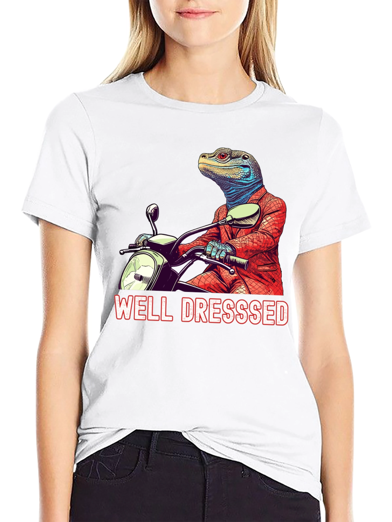 Well Dressed Lizard Rider Tee