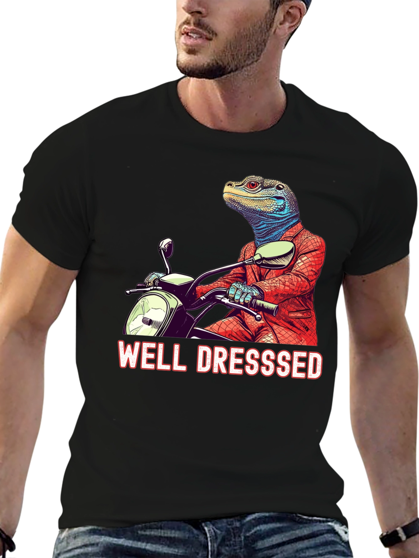 Well Dressed Lizard Rider Tee