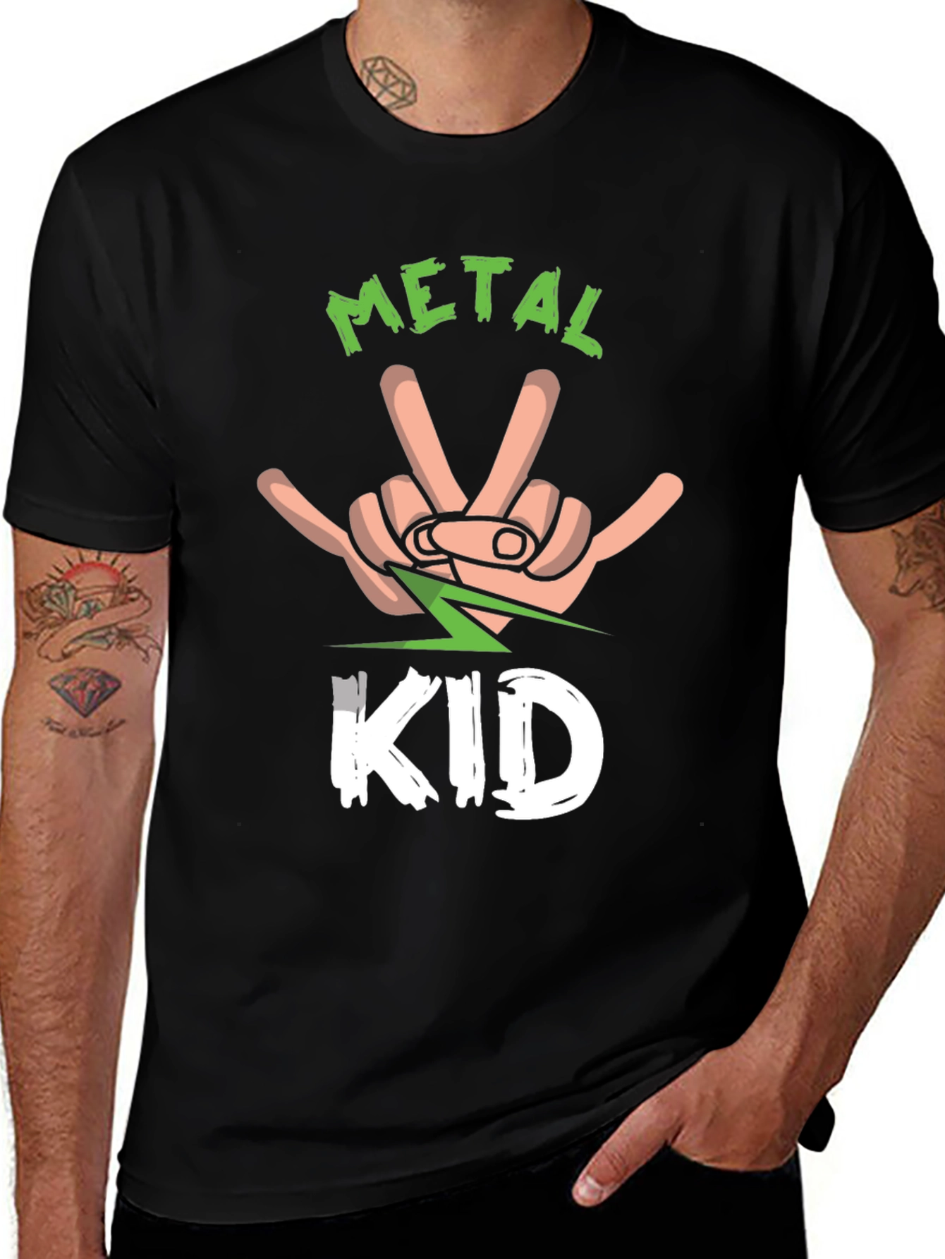 Metal Kid Graphic Tee - Rock On!