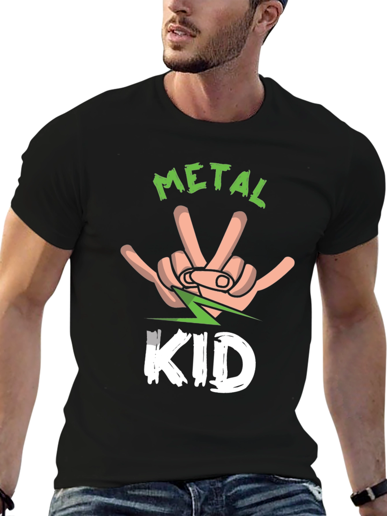 Metal Kid Graphic Tee - Rock On!