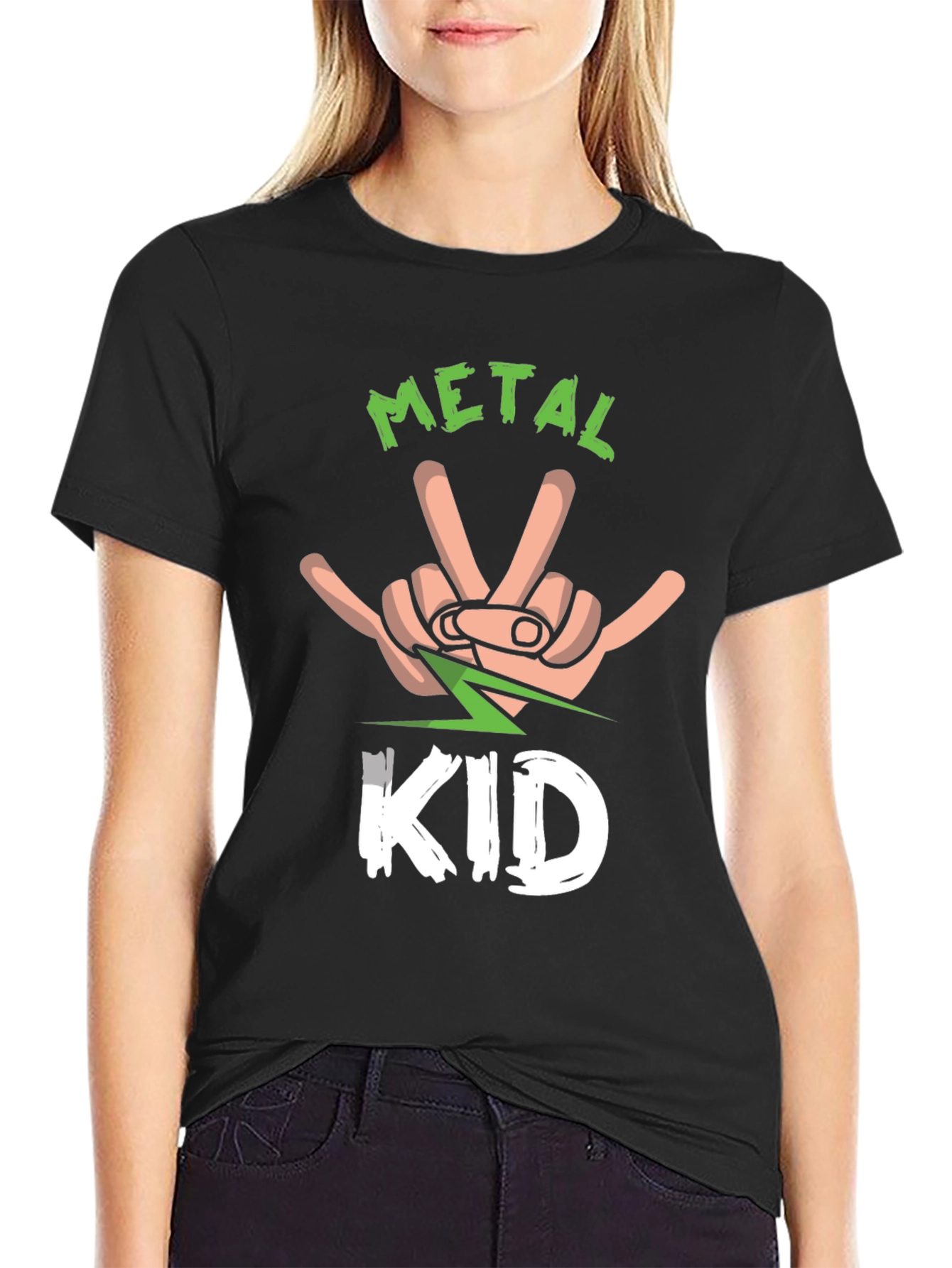 Metal Kid Graphic Tee - Rock On!