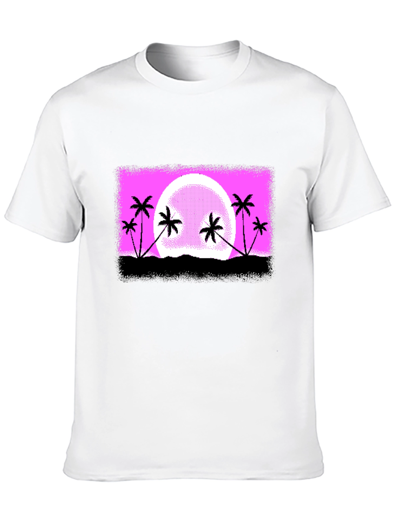 Retro Palm Tree Sunset T-Shirt