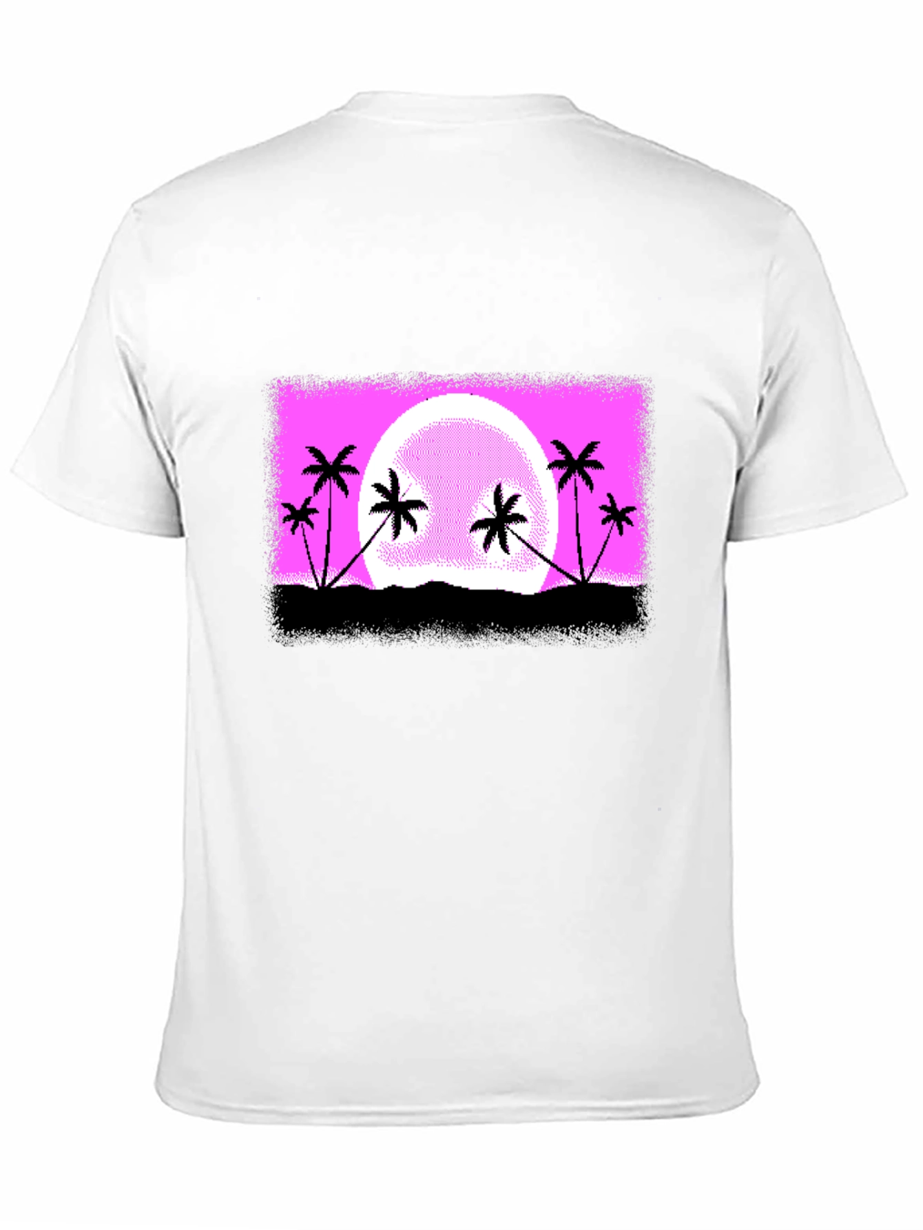 Retro Palm Tree Sunset T-Shirt