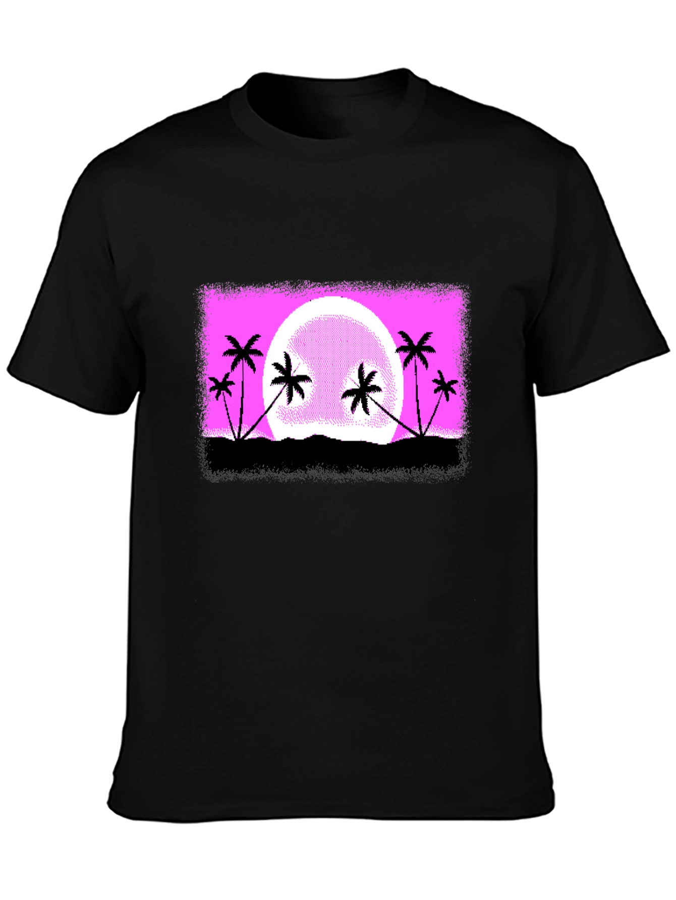 Retro Palm Tree Sunset T-Shirt