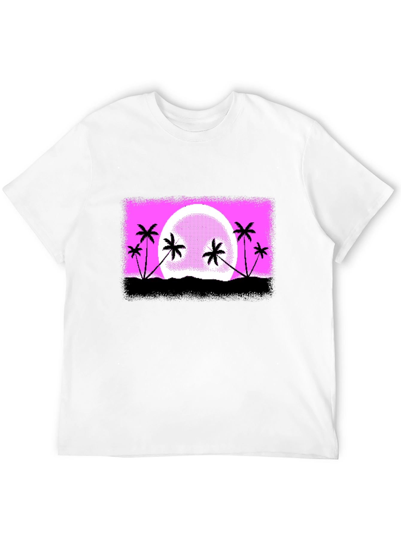 Retro Palm Tree Sunset T-Shirt