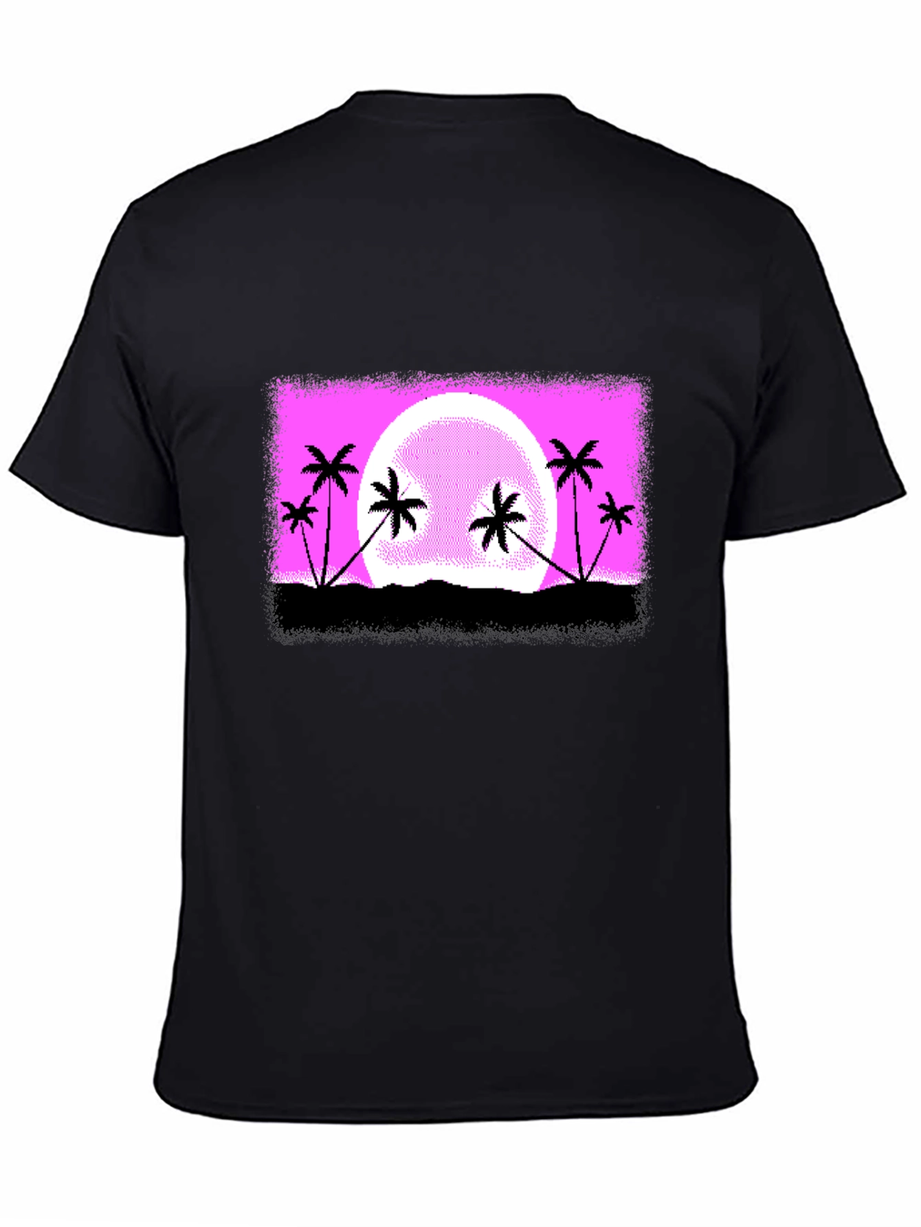 Retro Palm Tree Sunset T-Shirt