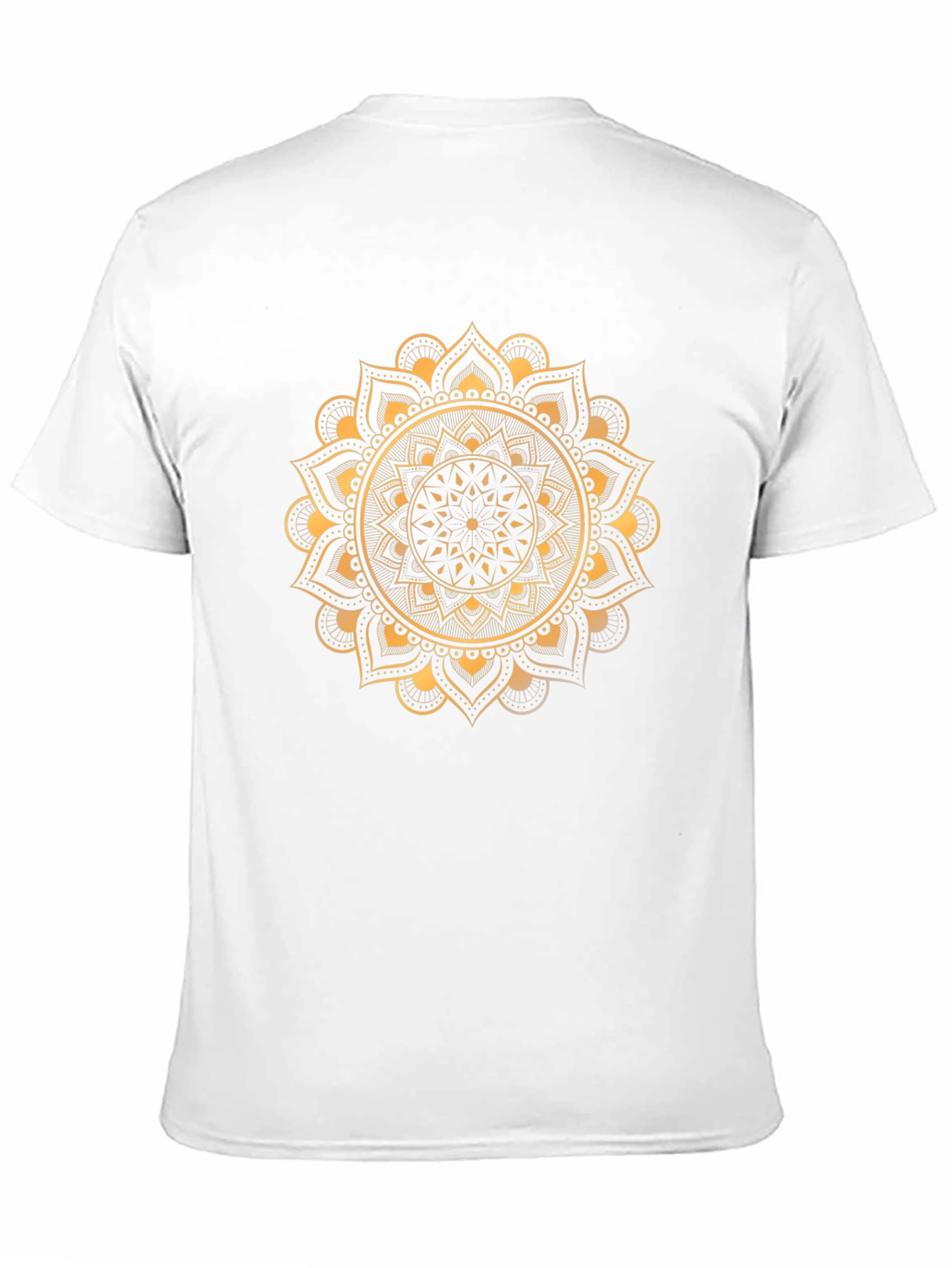 Golden Mandala Graphic Tee - Stylish Black T-Shirt