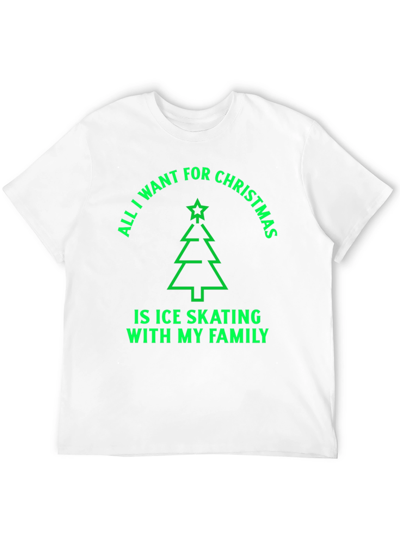 Ice Skating Family Christmas T-Shirt