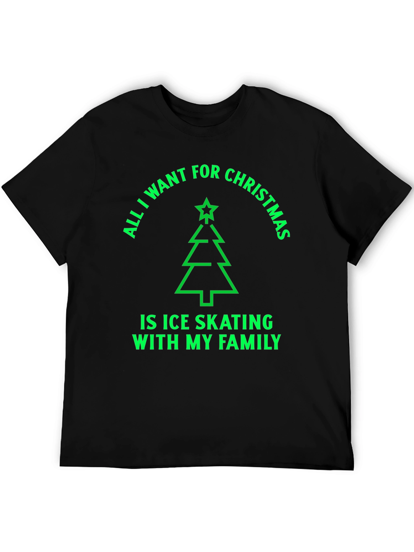 Ice Skating Family Christmas T-Shirt