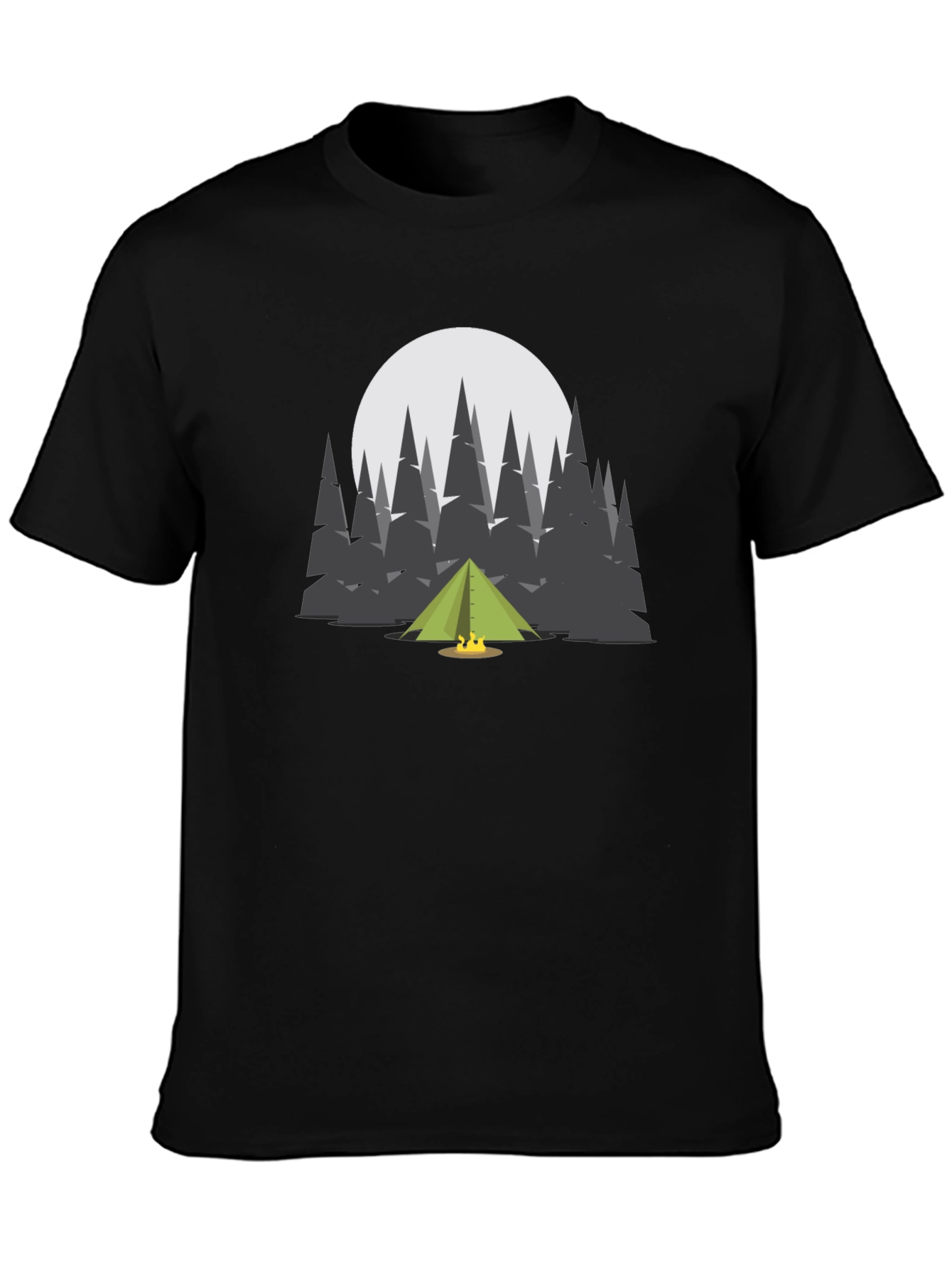 Camping Under the Moon Graphic Tee
