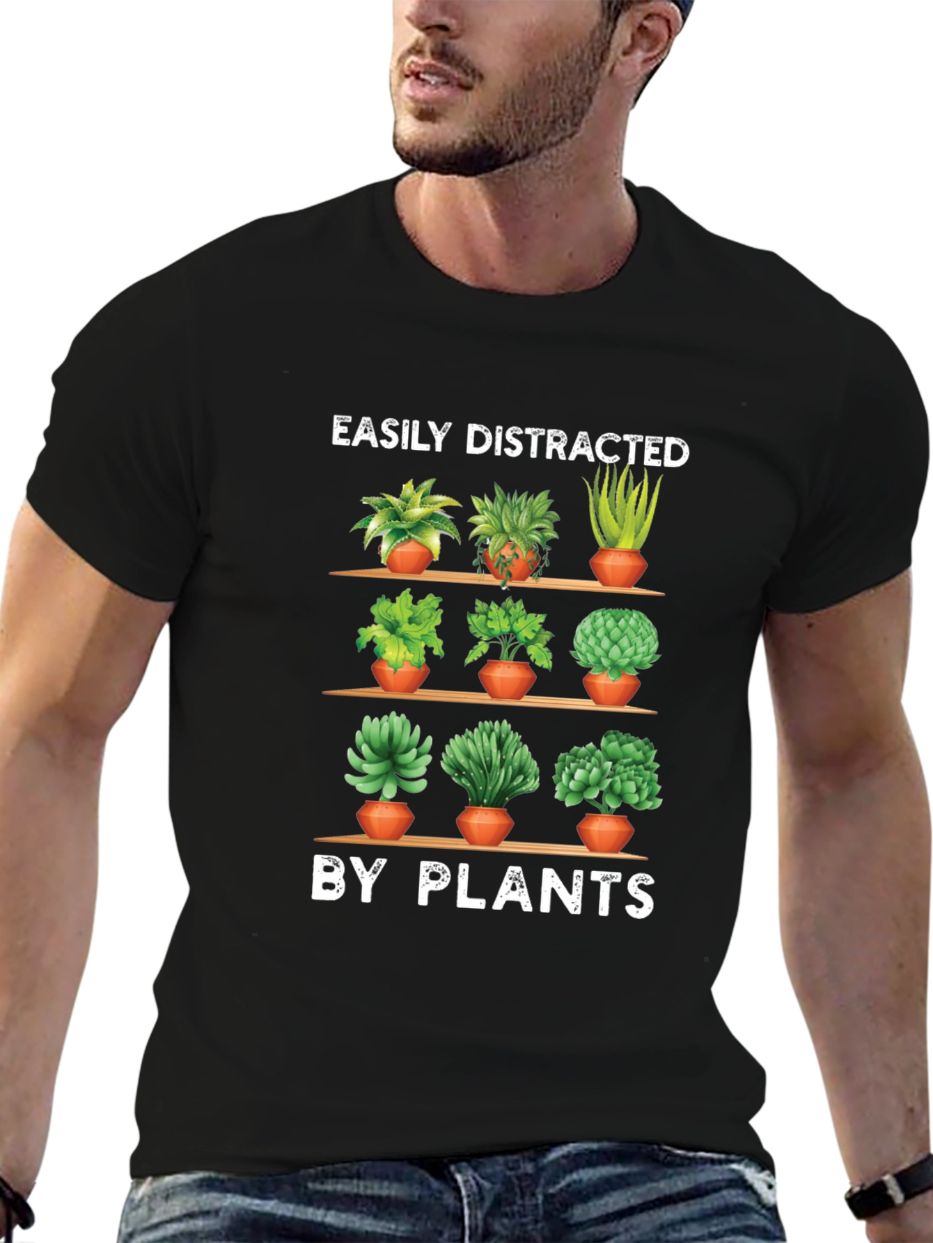 Easily Distracted By Plants T-Shirt