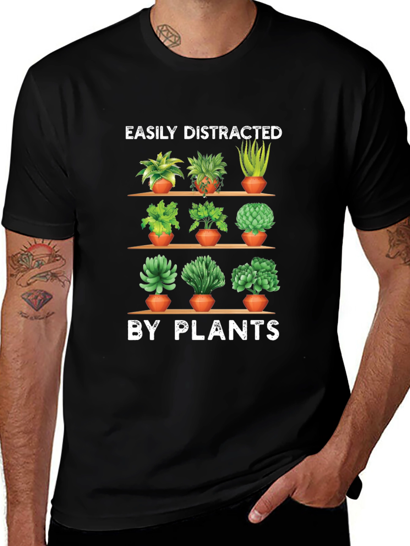Easily Distracted By Plants T-Shirt