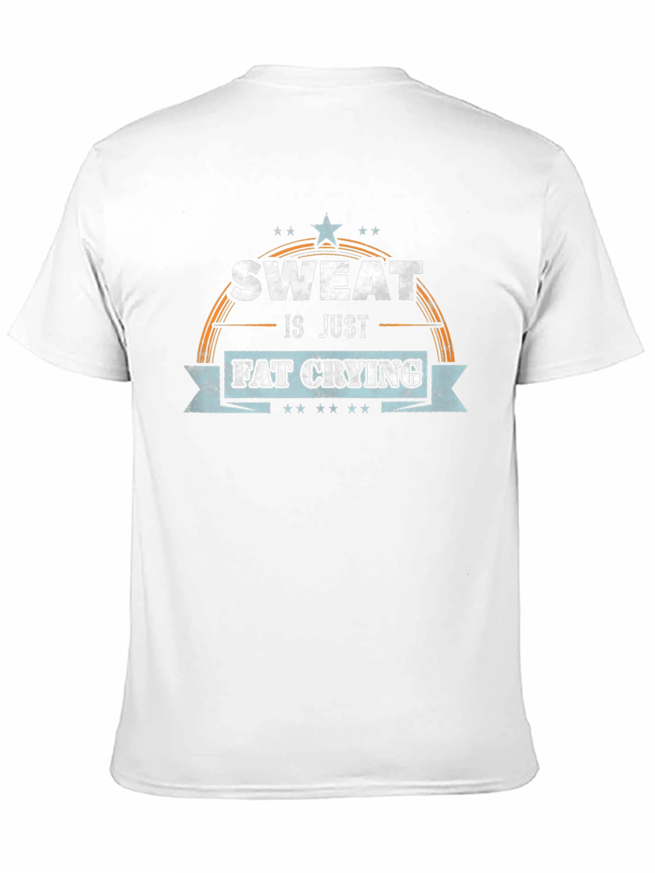 Sweat is Just Fat Crying Graphic T-Shirt