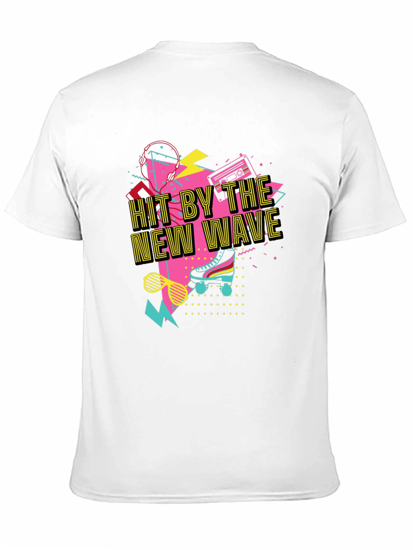 Hit By The New Wave Retro 80s T-Shirt
