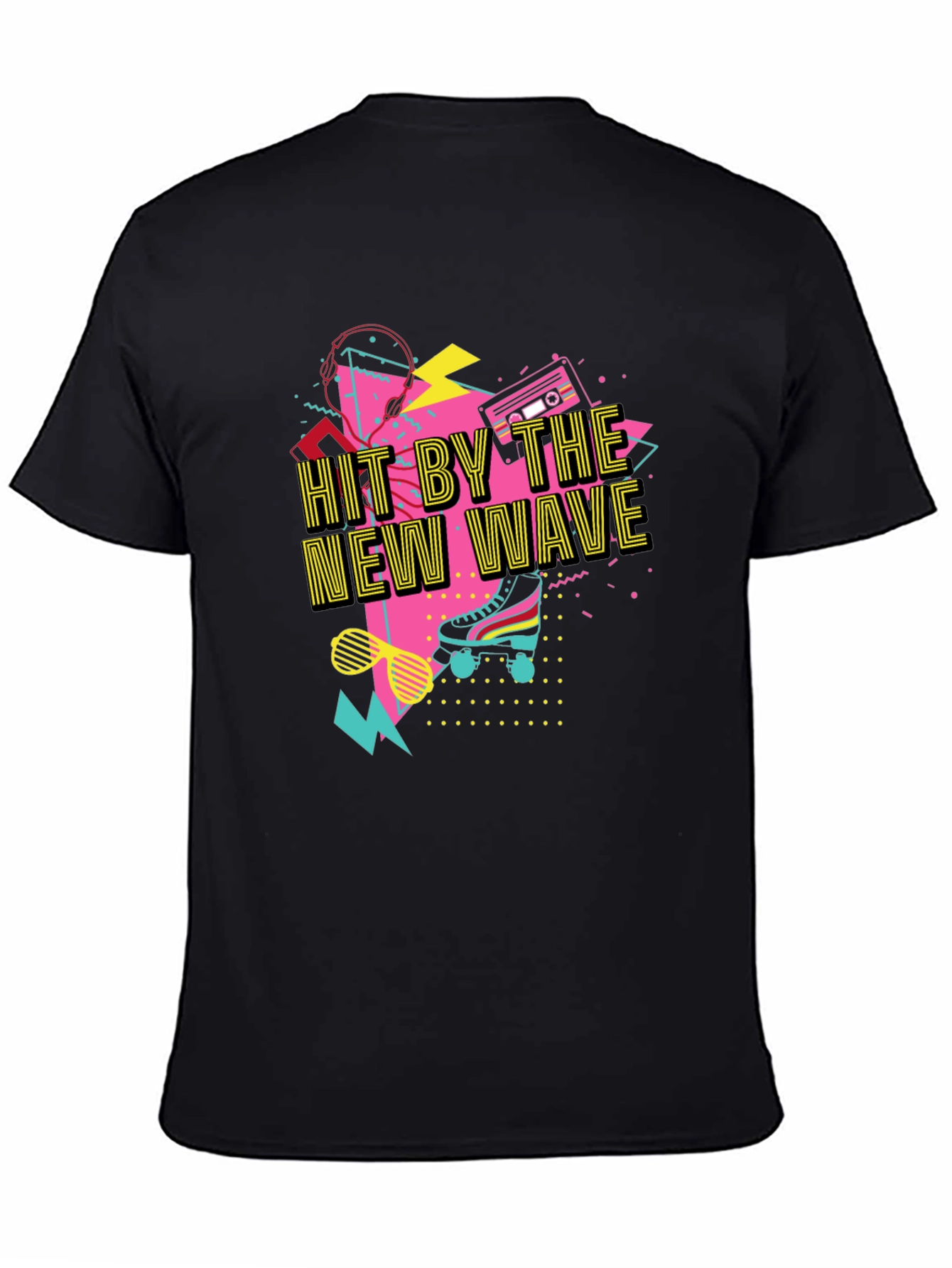 Hit By The New Wave Retro 80s T-Shirt