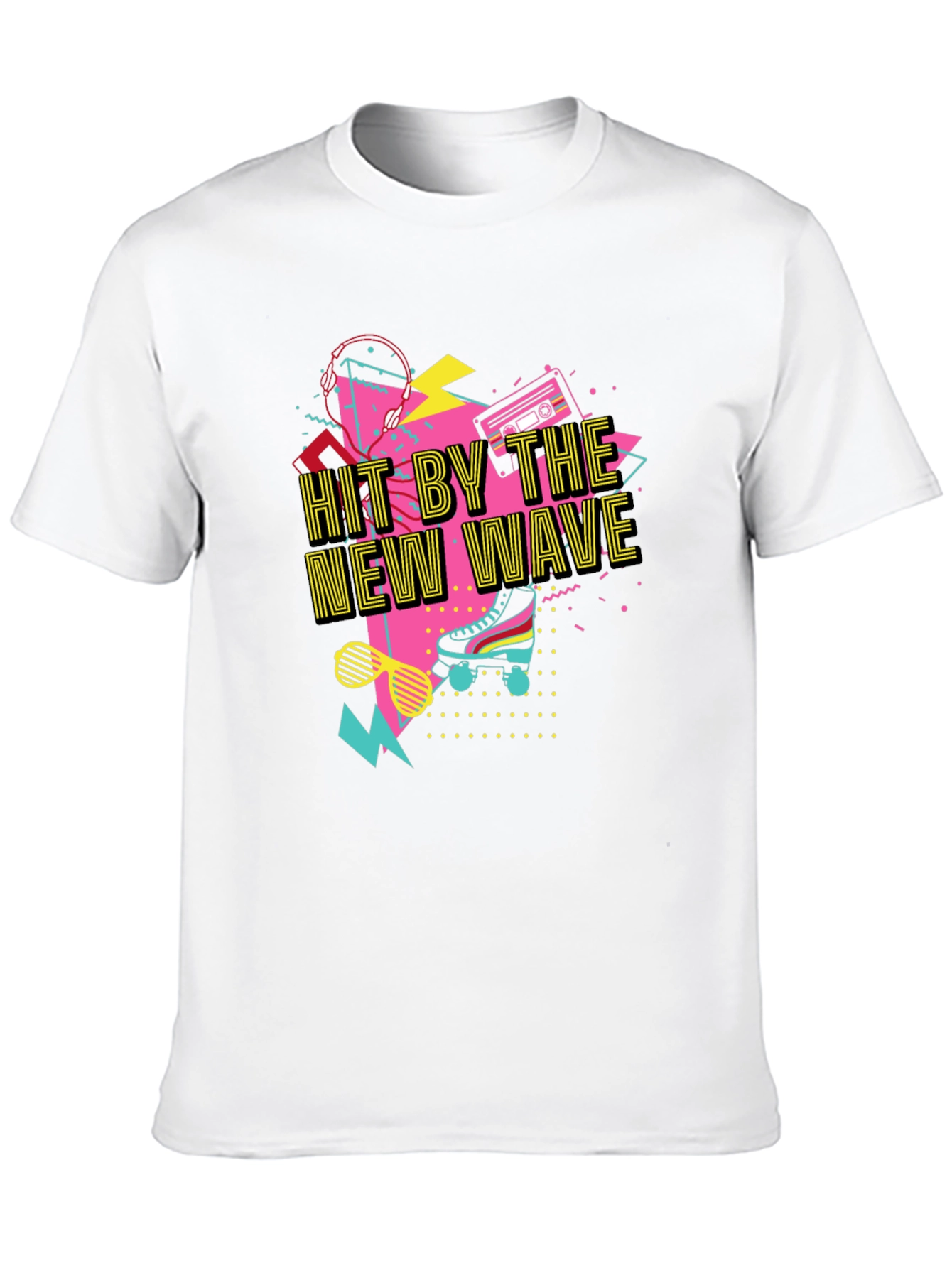 Hit By The New Wave Retro 80s T-Shirt