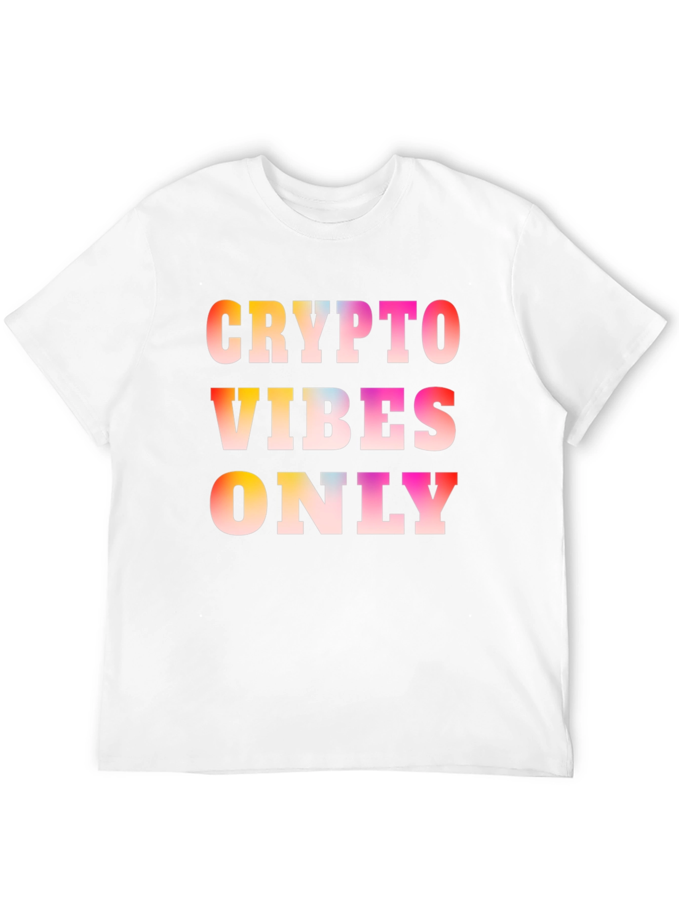 Crypto Vibes Only Black T-Shirt