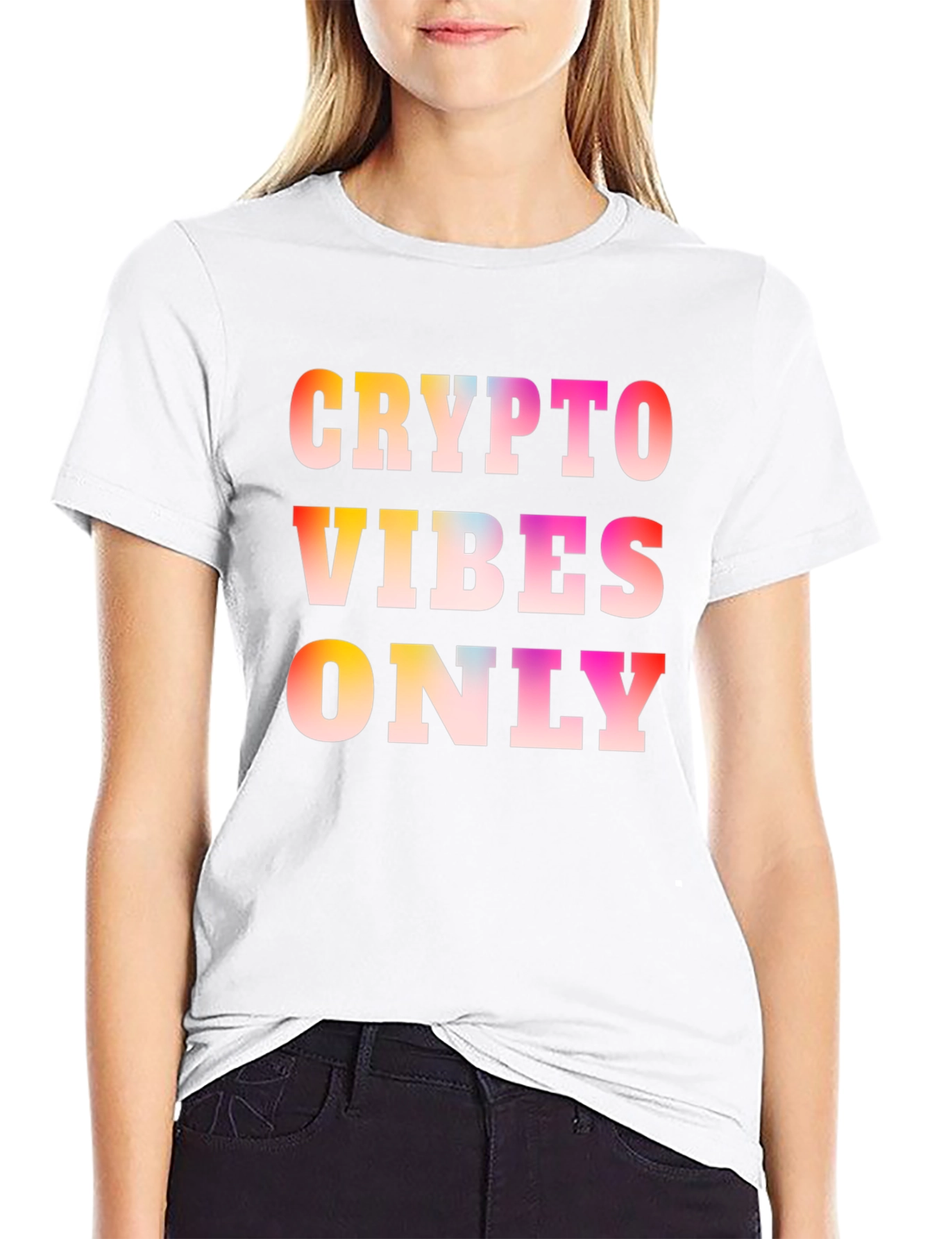 Crypto Vibes Only Black T-Shirt