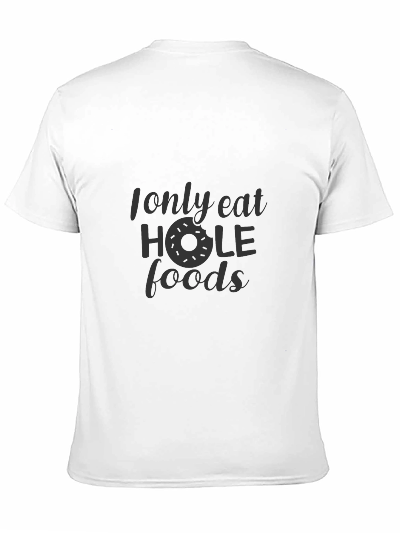 Hole Foods Graphic Tee - Funny Donut Shirt