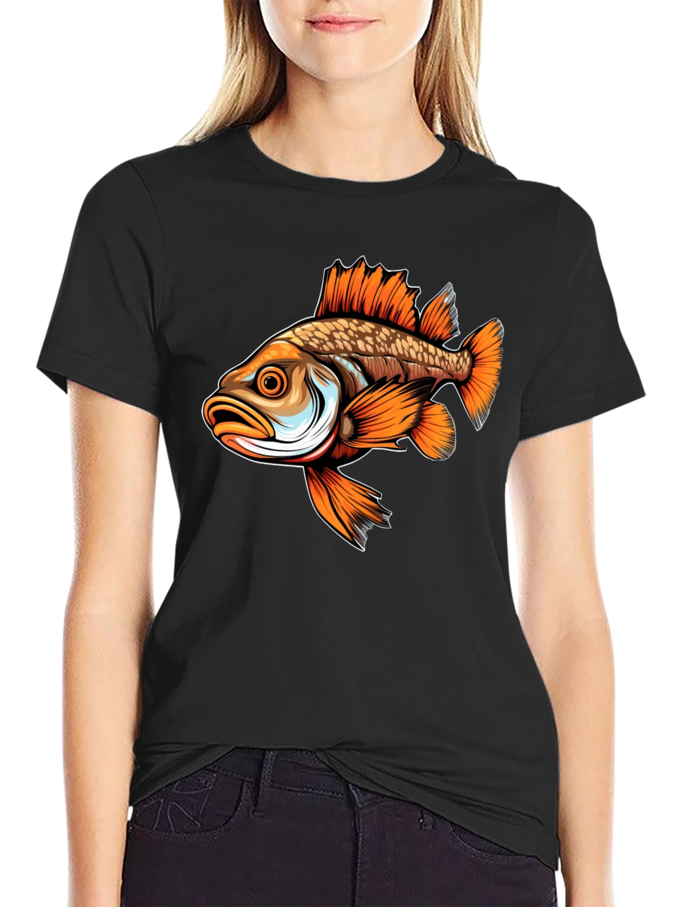 Bass Fish Graphic T-Shirt Angler Apparel