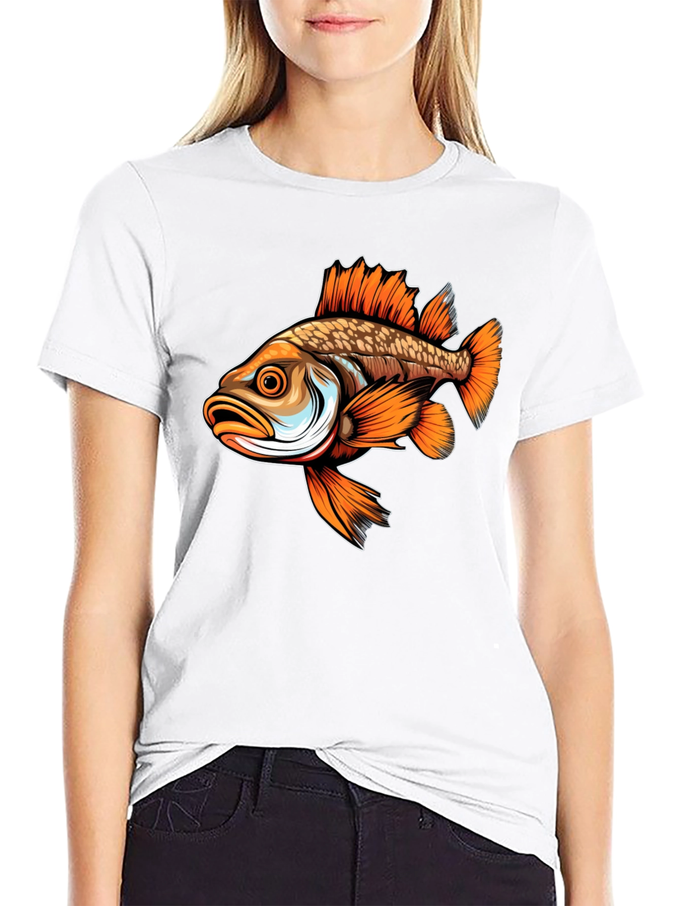 Bass Fish Graphic T-Shirt Angler Apparel