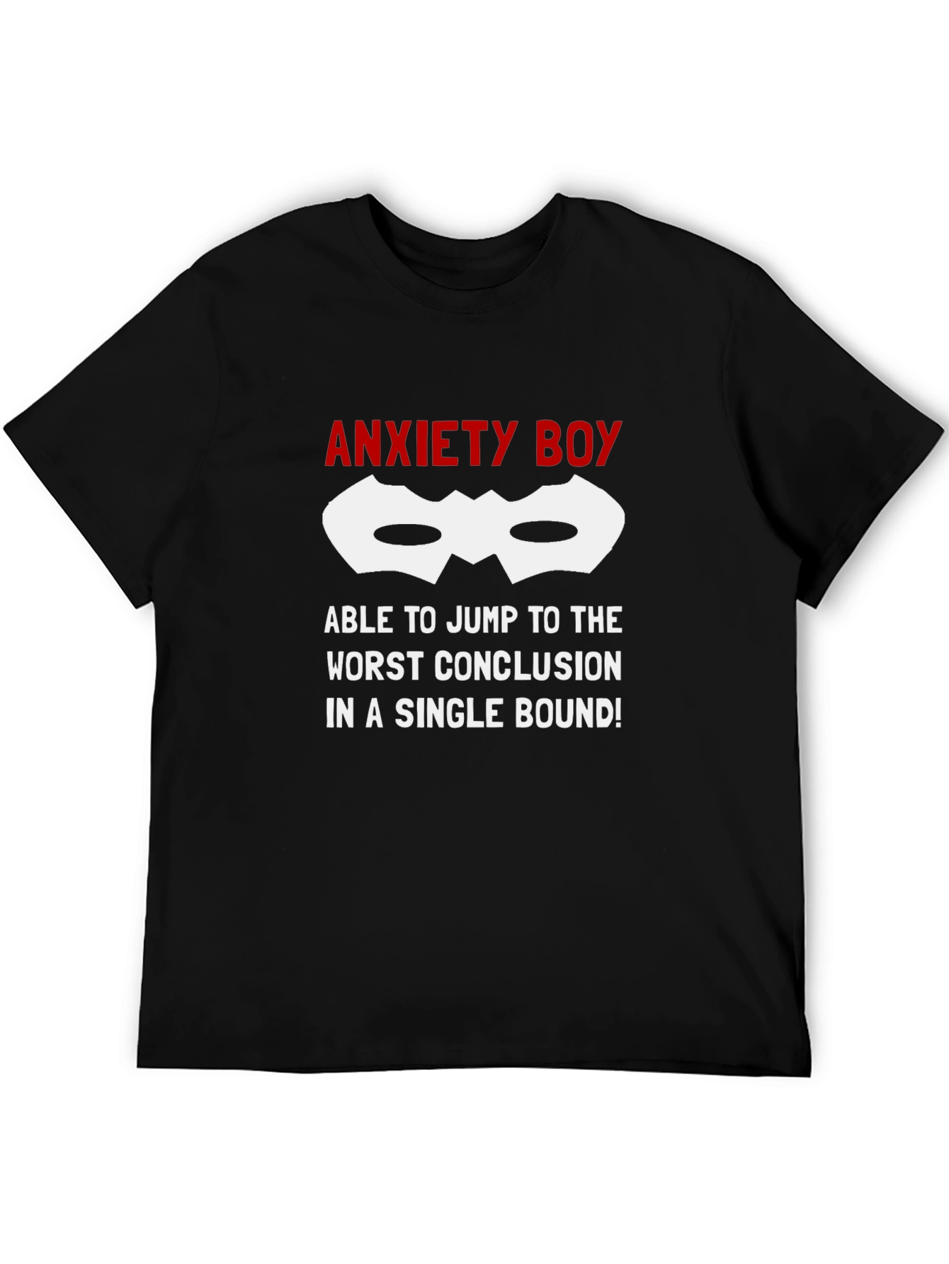 Anxiety Boy T-Shirt - Funny Graphic Tee