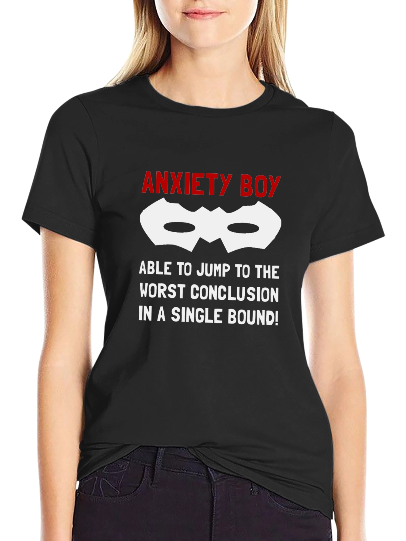 Anxiety Boy T-Shirt - Funny Graphic Tee