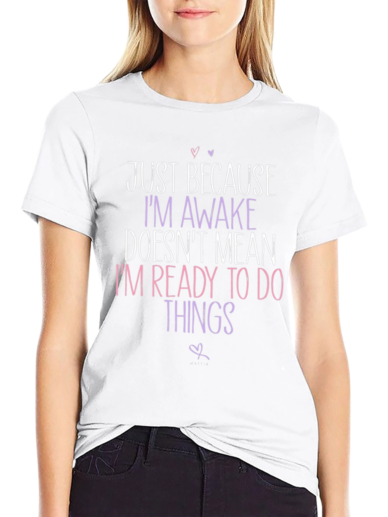 Funny Slogan T-Shirt - Just Awake!