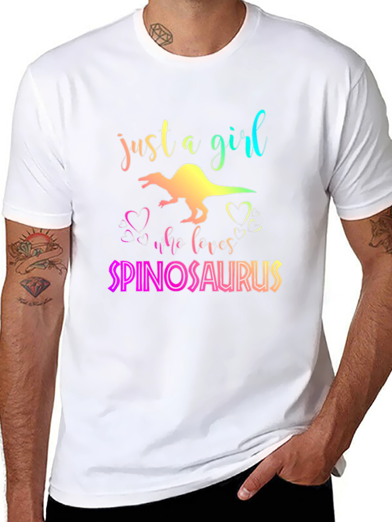 Spinosaurus Girls T-Shirt - Dinosaur Lover Tee