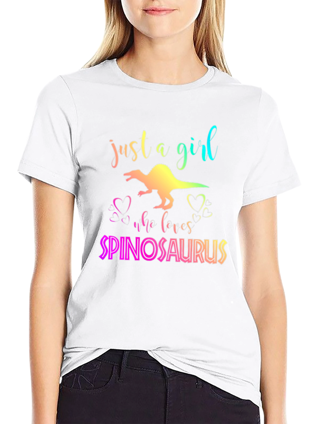 Spinosaurus Girls T-Shirt - Dinosaur Lover Tee