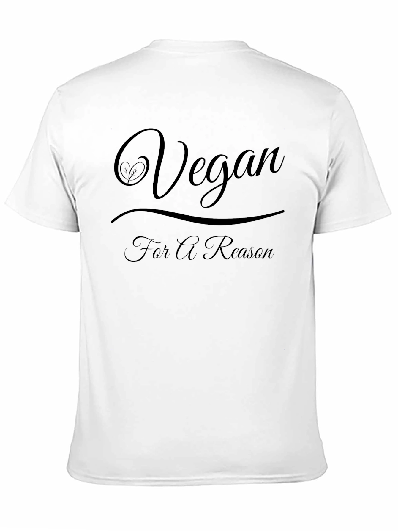 Vegan For A Reason Graphic Tee - Black