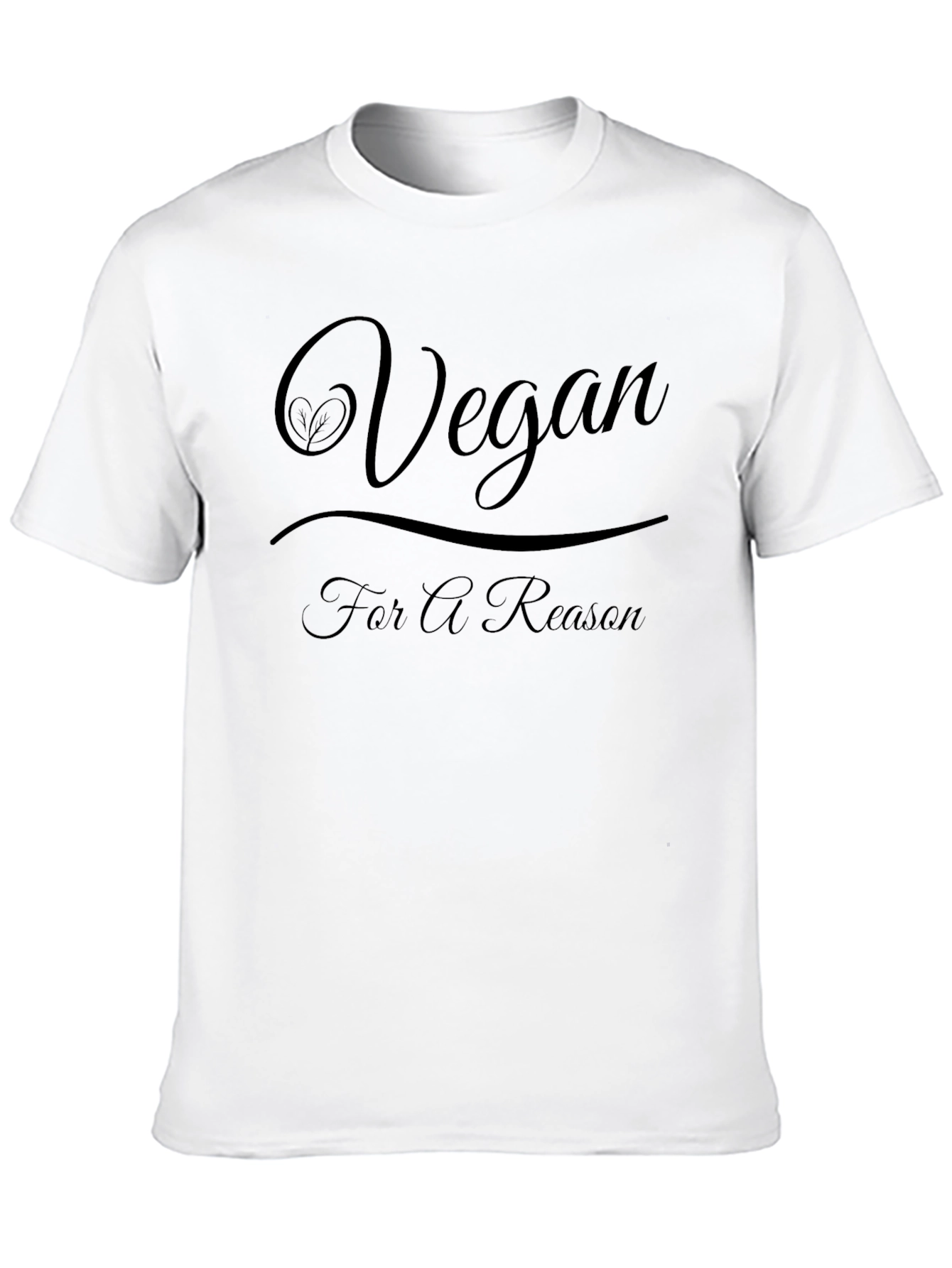 Vegan For A Reason Graphic Tee - Black