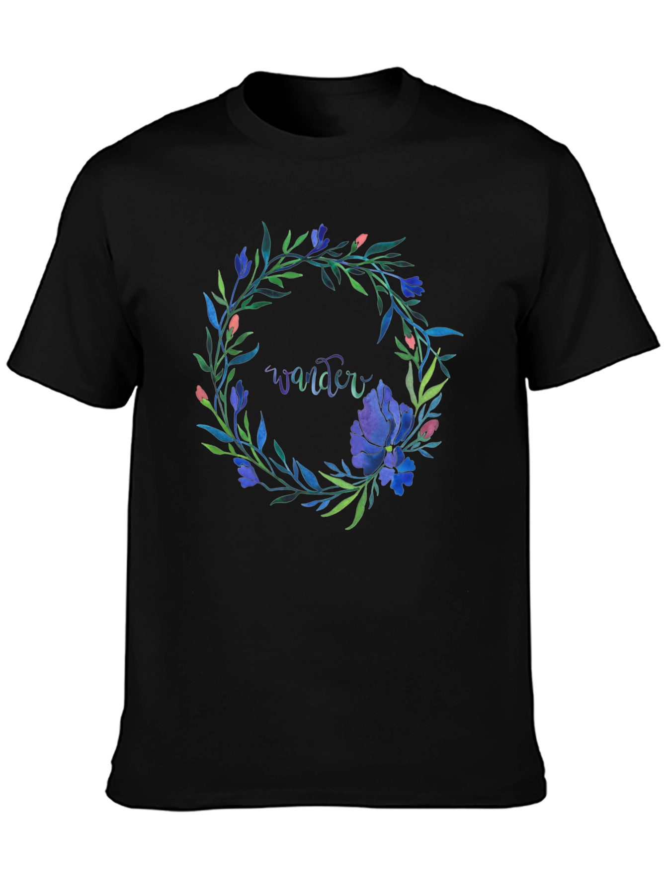 Wander Floral Wreath Graphic Tee