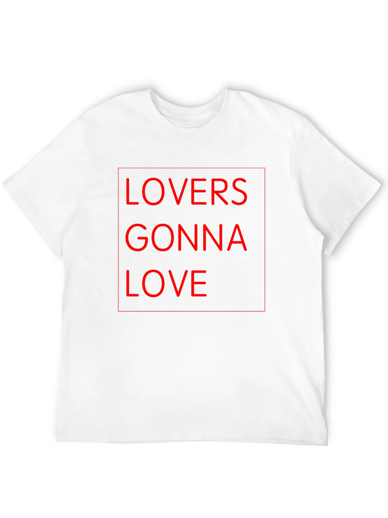 Lovers Gonna Love Black Graphic Tee Shirt