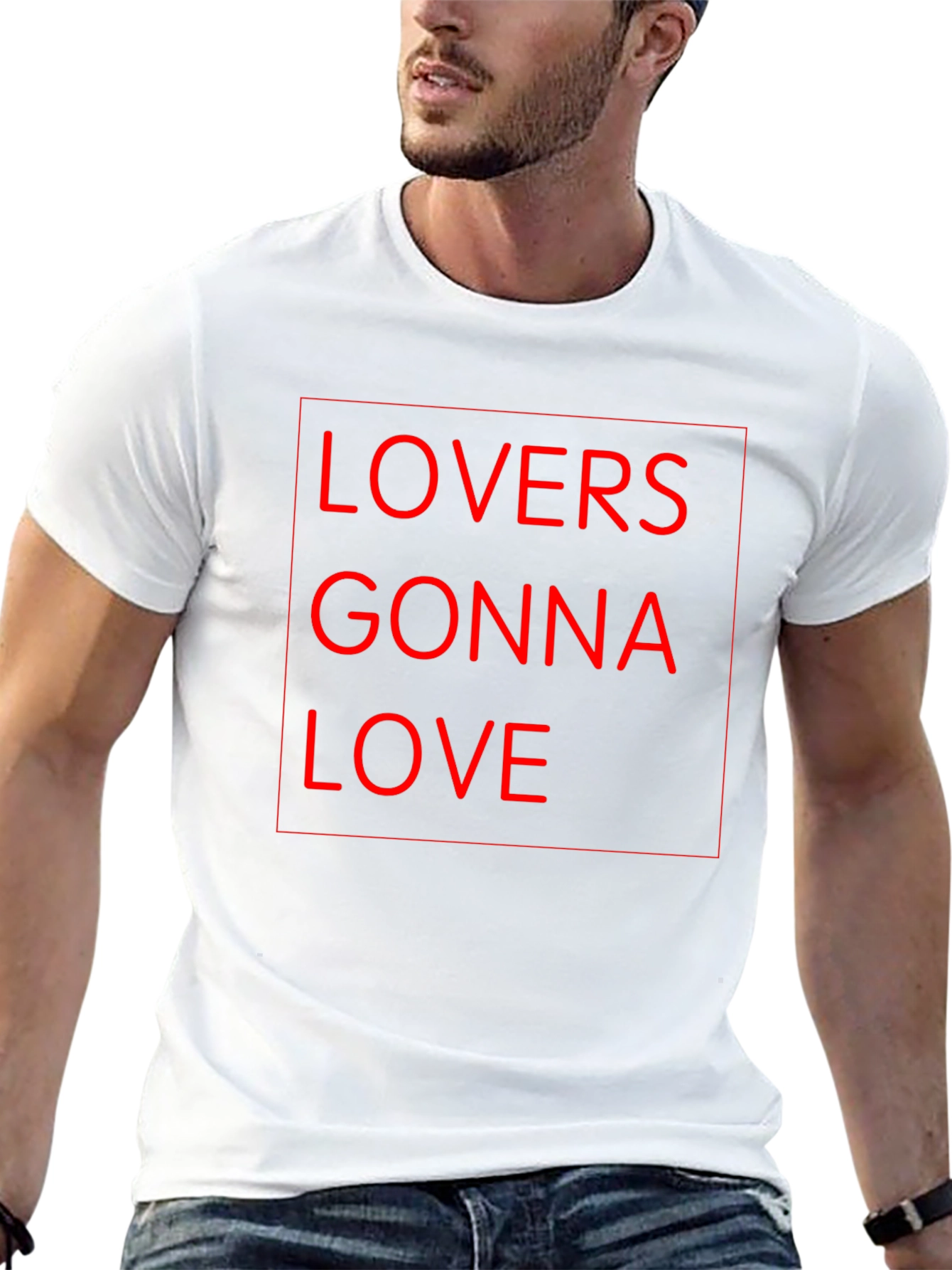Lovers Gonna Love Black Graphic Tee Shirt