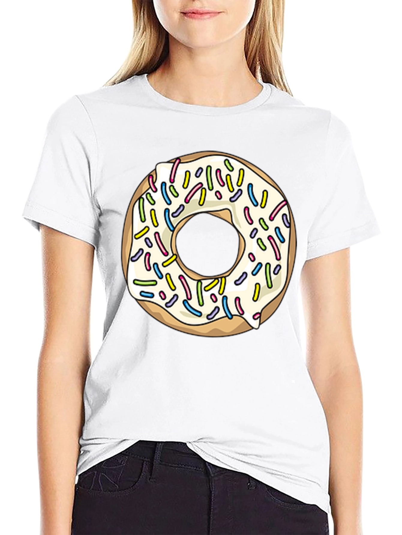 Donut Graphic Tee - Sweet Treat Style!