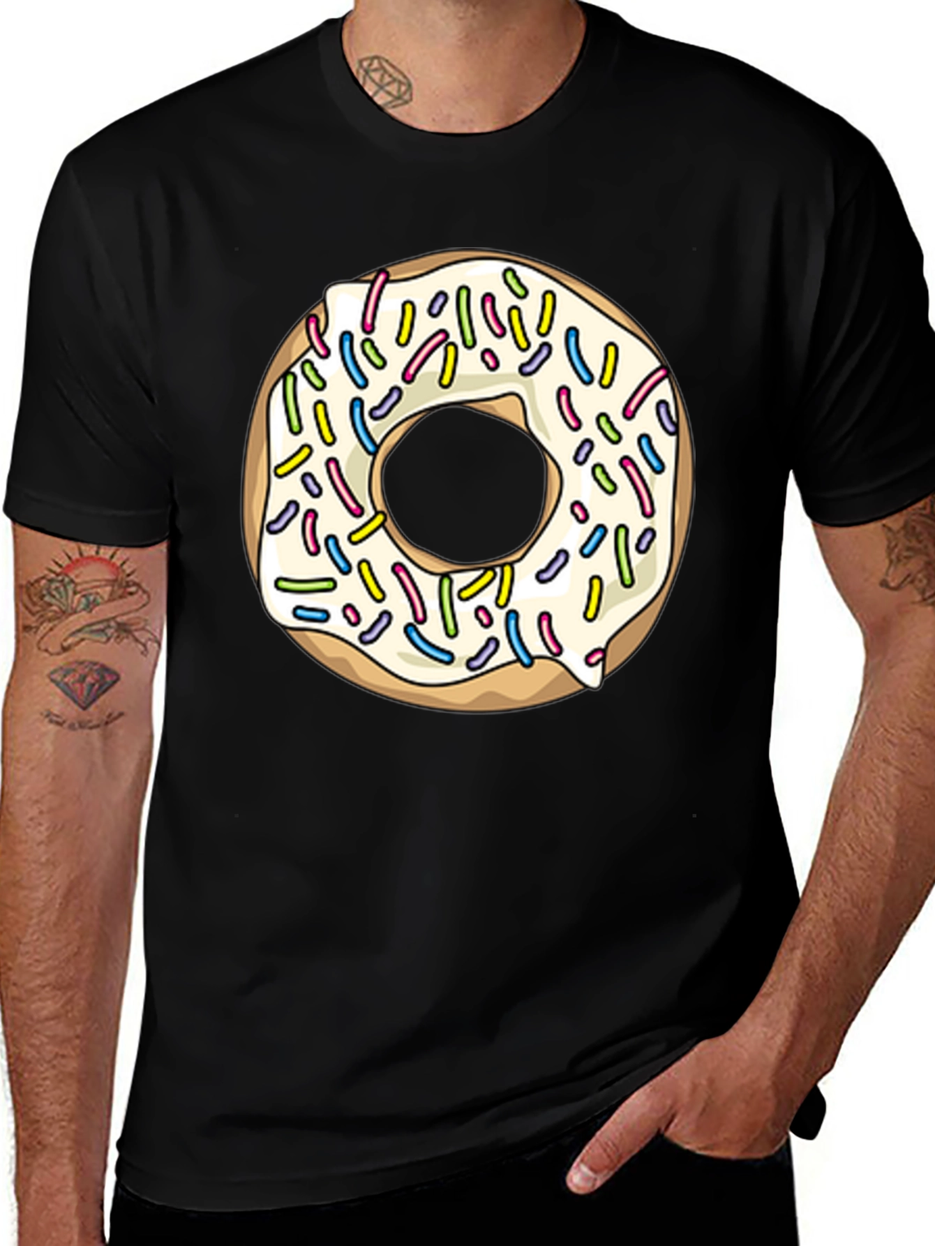 Donut Graphic Tee - Sweet Treat Style!