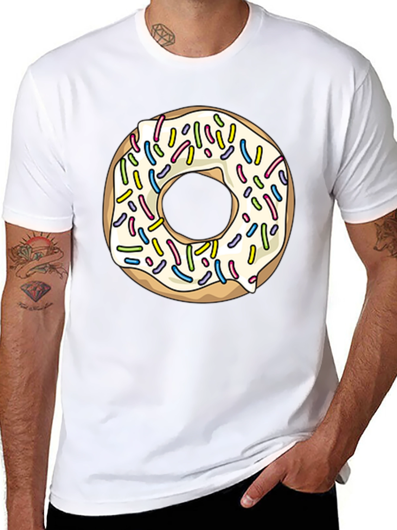 Donut Graphic Tee - Sweet Treat Style!