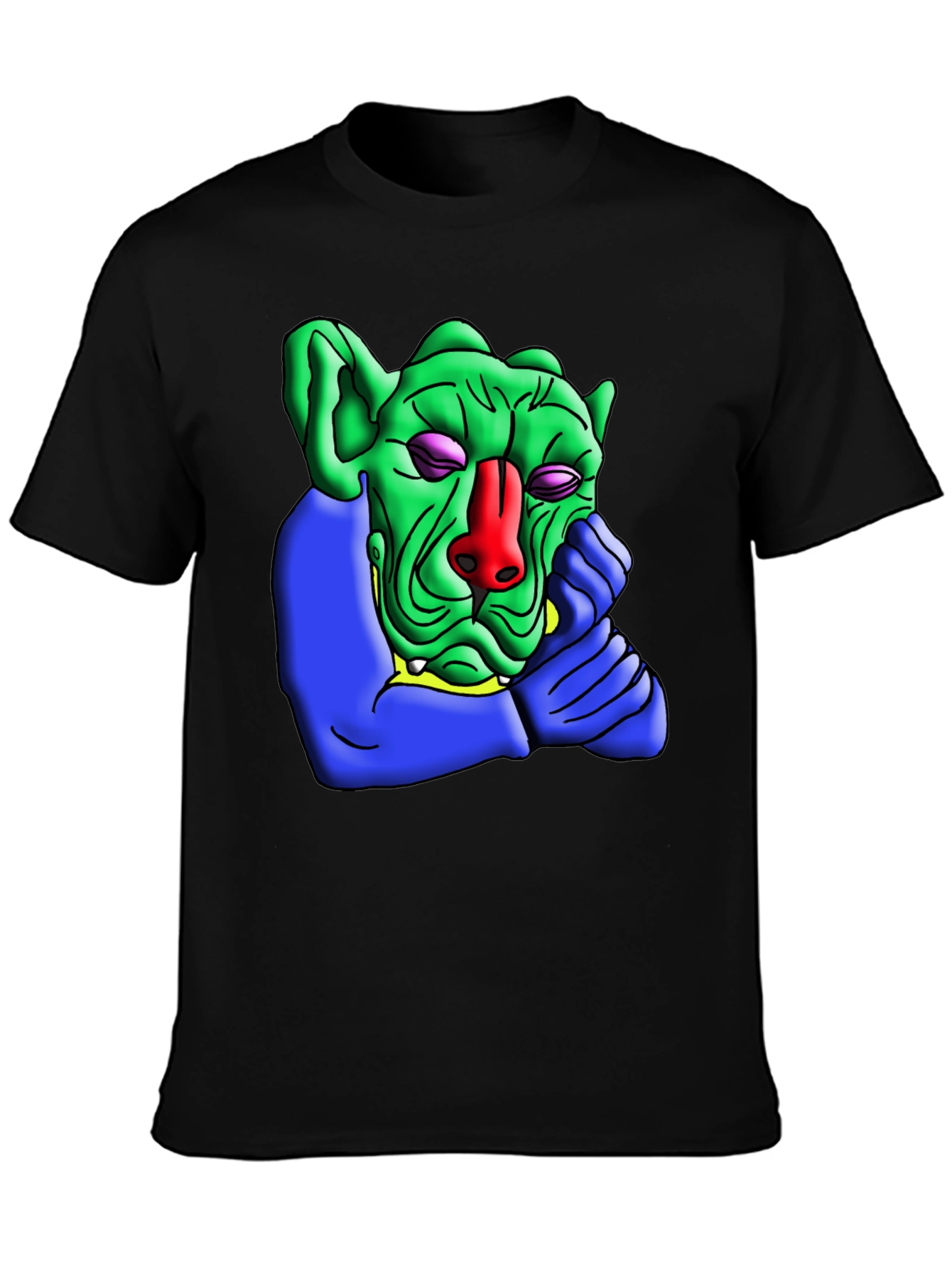 Green Troll Graphic Tee - Unique Design