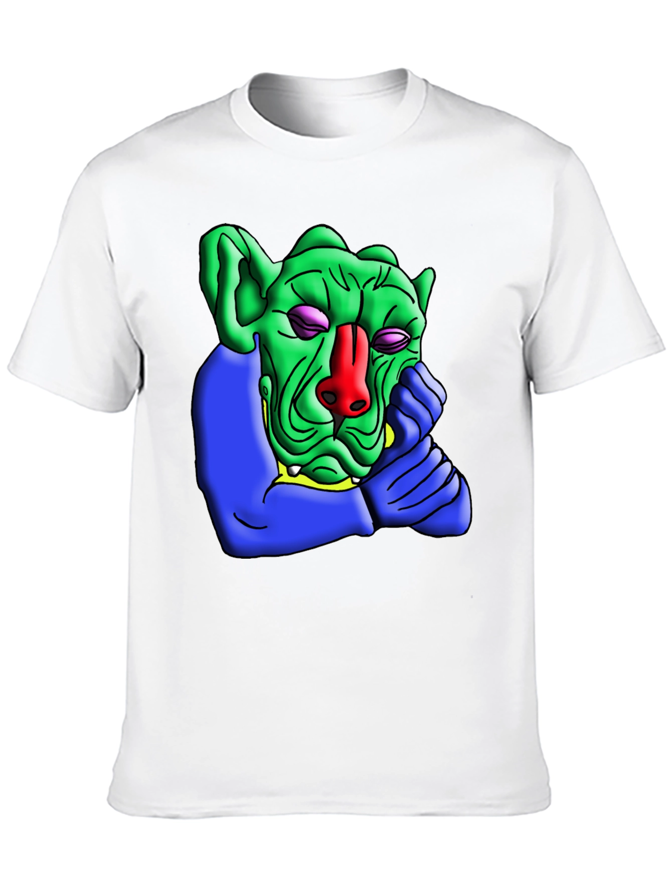 Green Troll Graphic Tee - Unique Design
