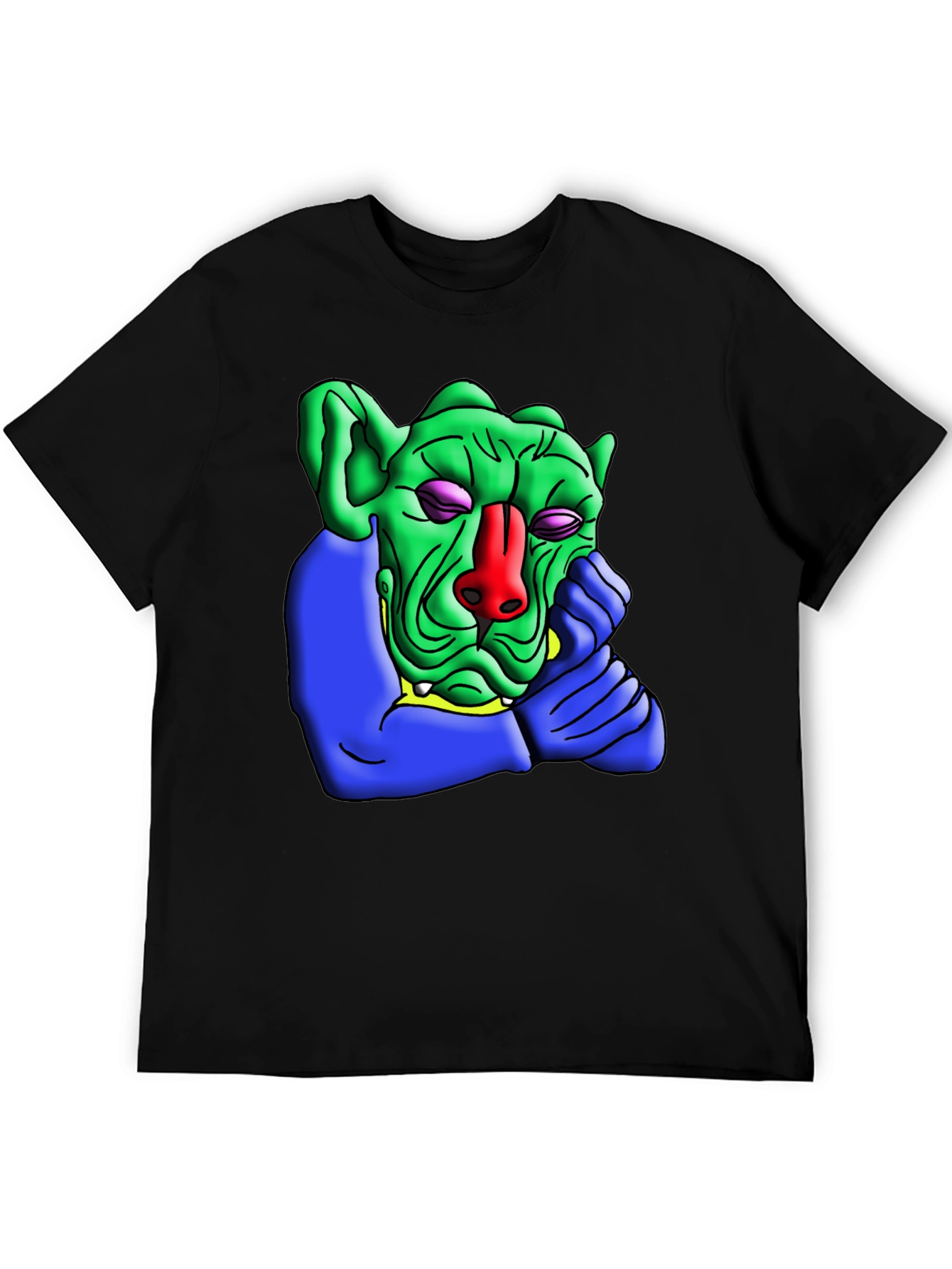 Green Troll Graphic Tee - Unique Design