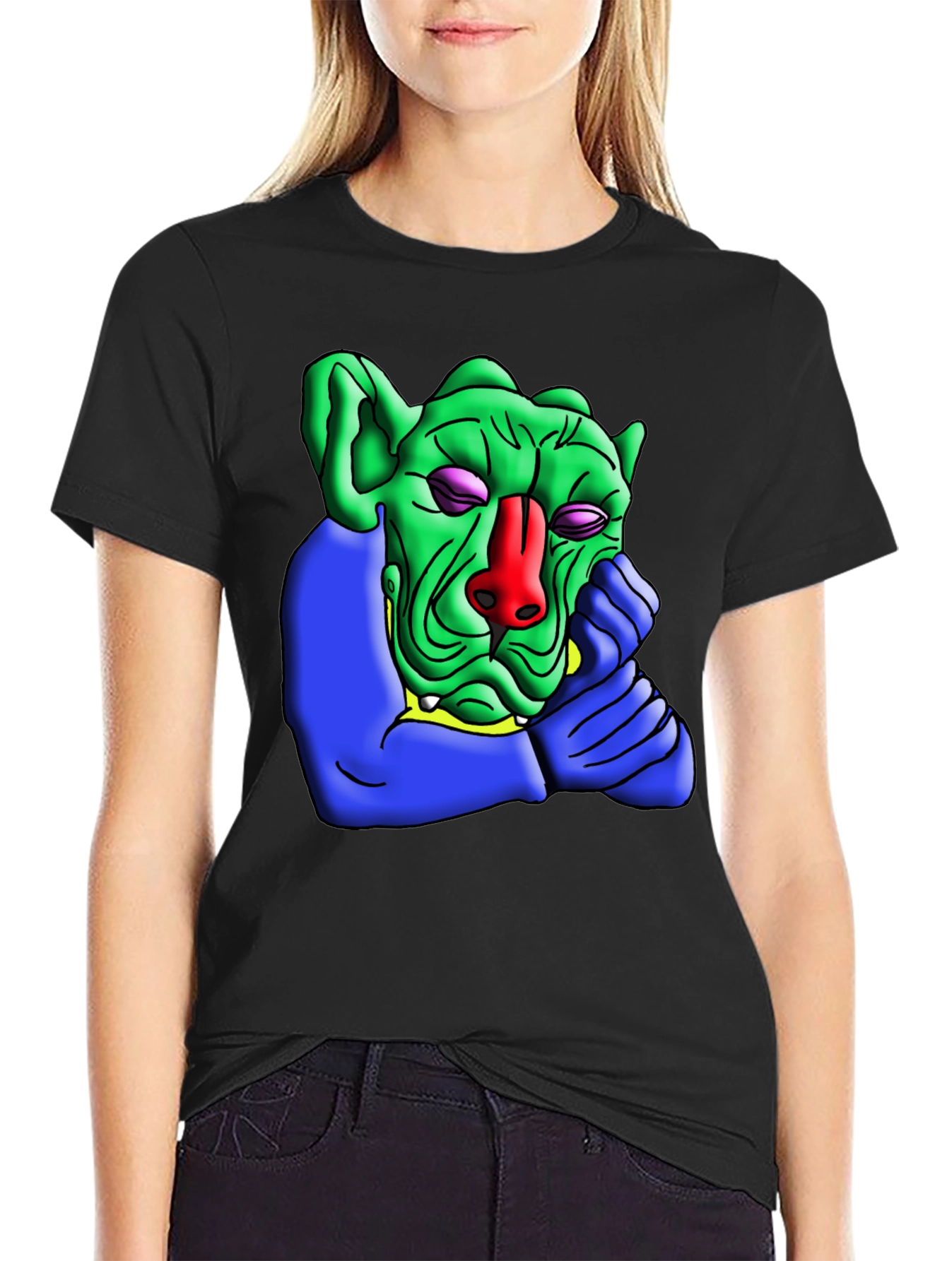 Green Troll Graphic Tee - Unique Design