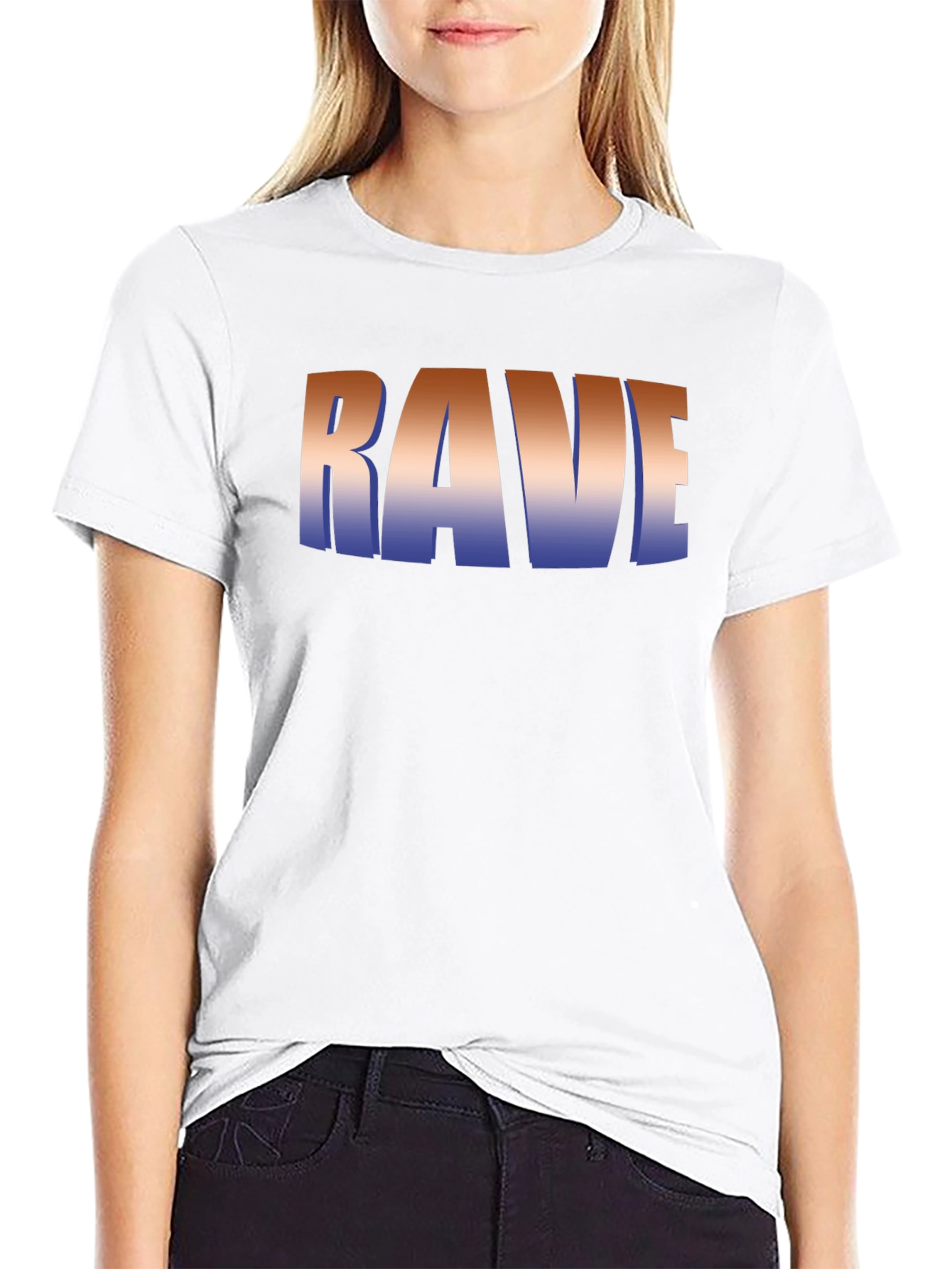 Rave Gradient T-Shirt - Bold Design