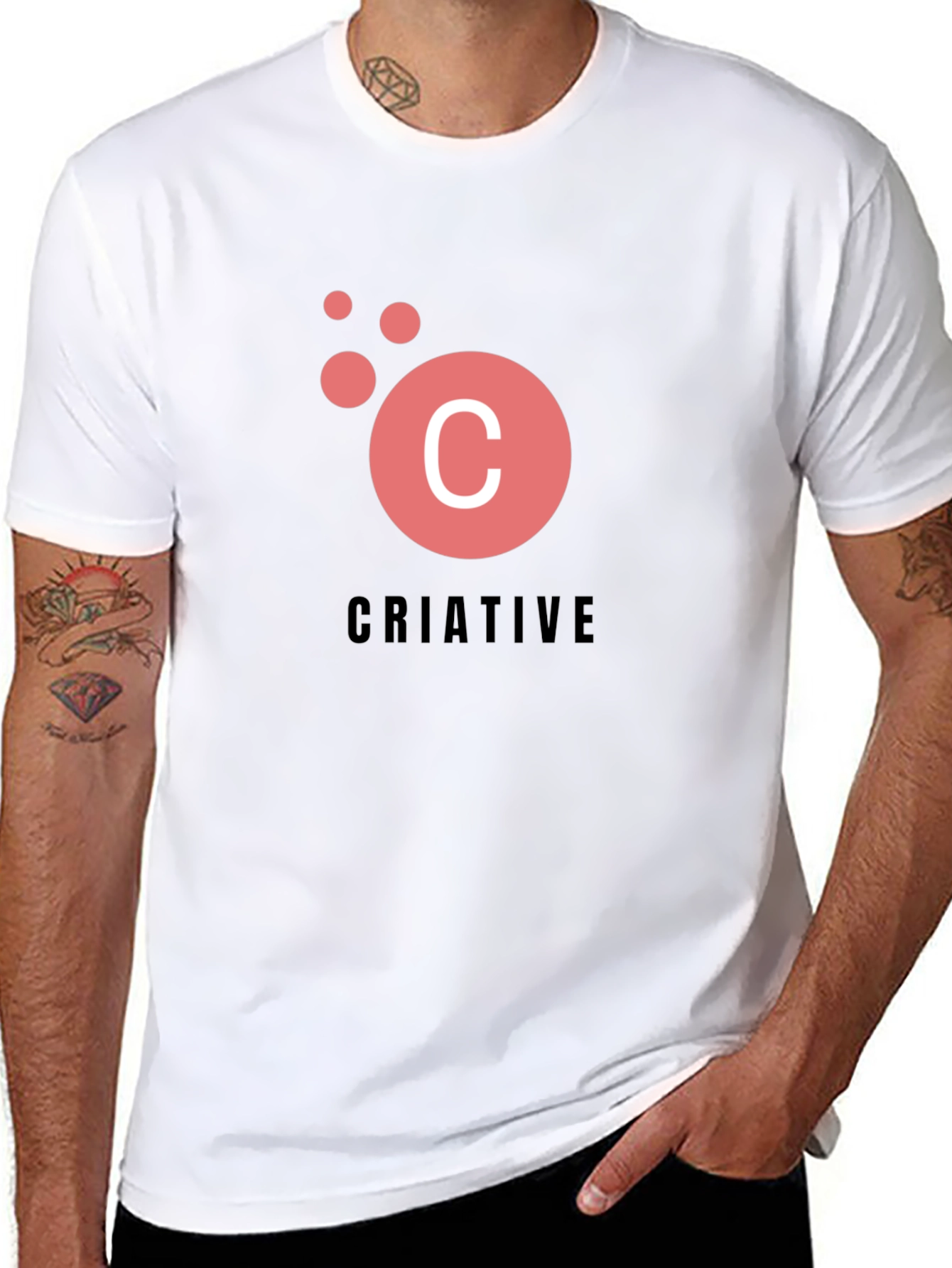 Creative C Logo Black T-Shirt