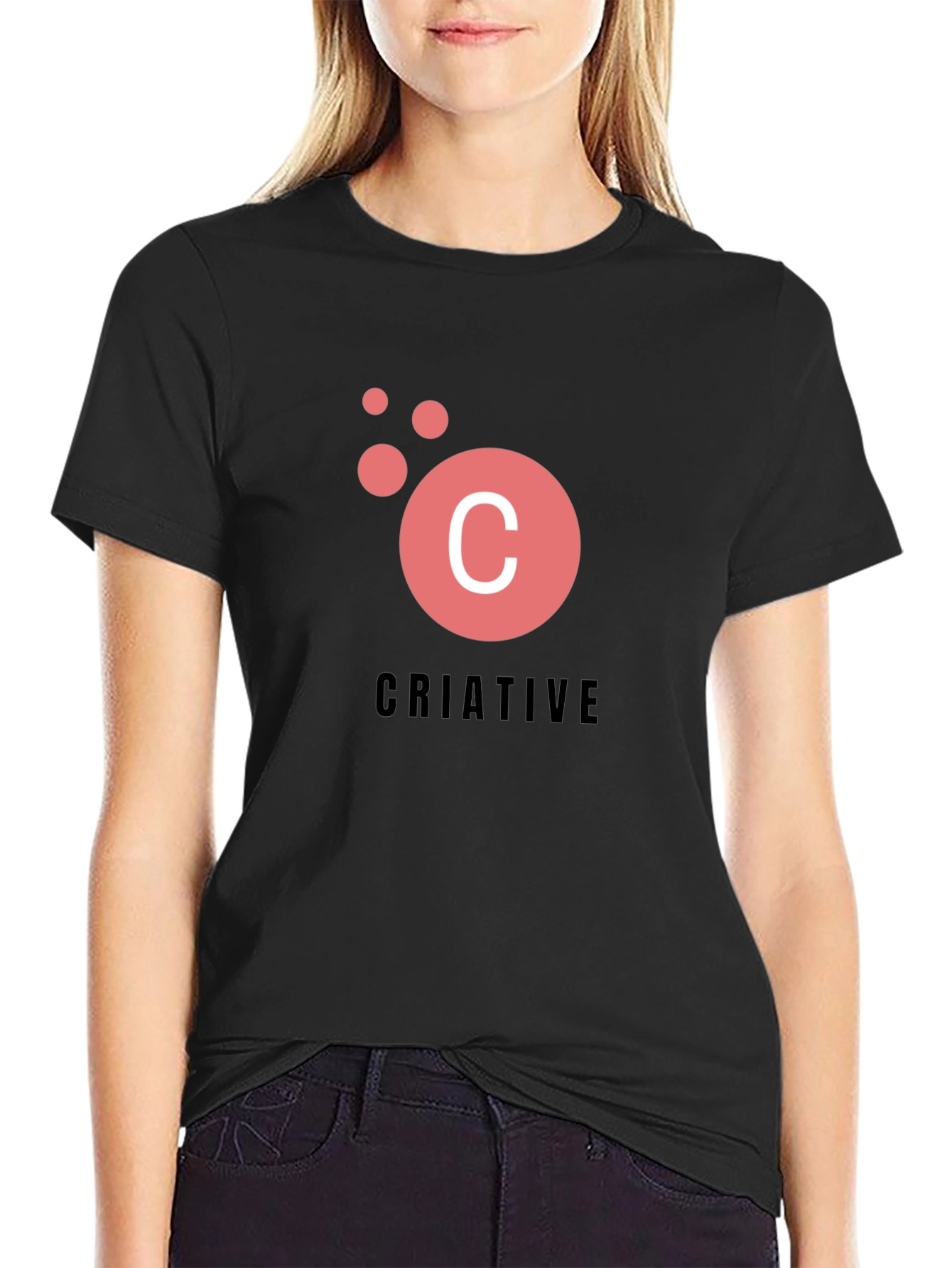 Creative C Logo Black T-Shirt
