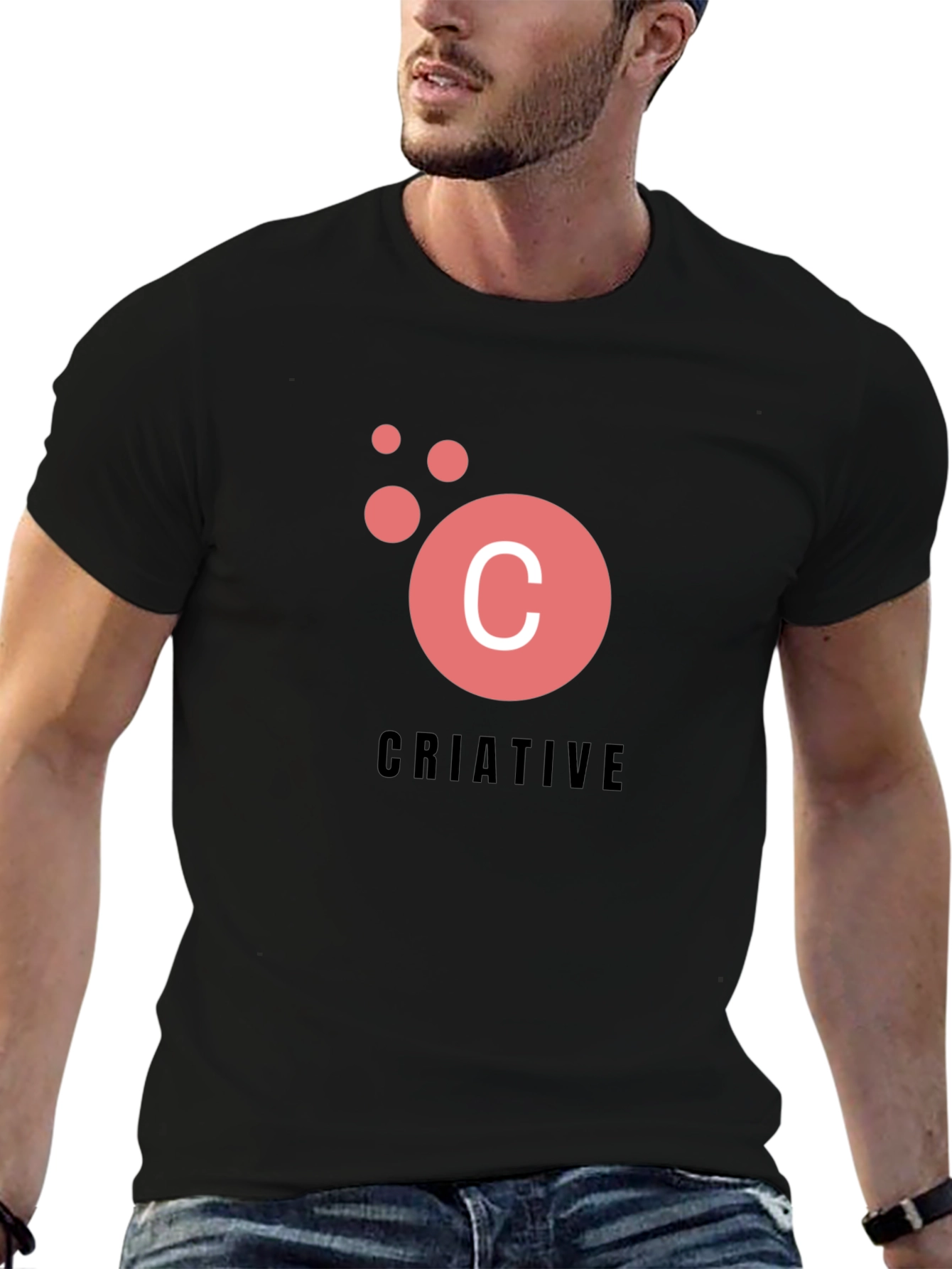 Creative C Logo Black T-Shirt