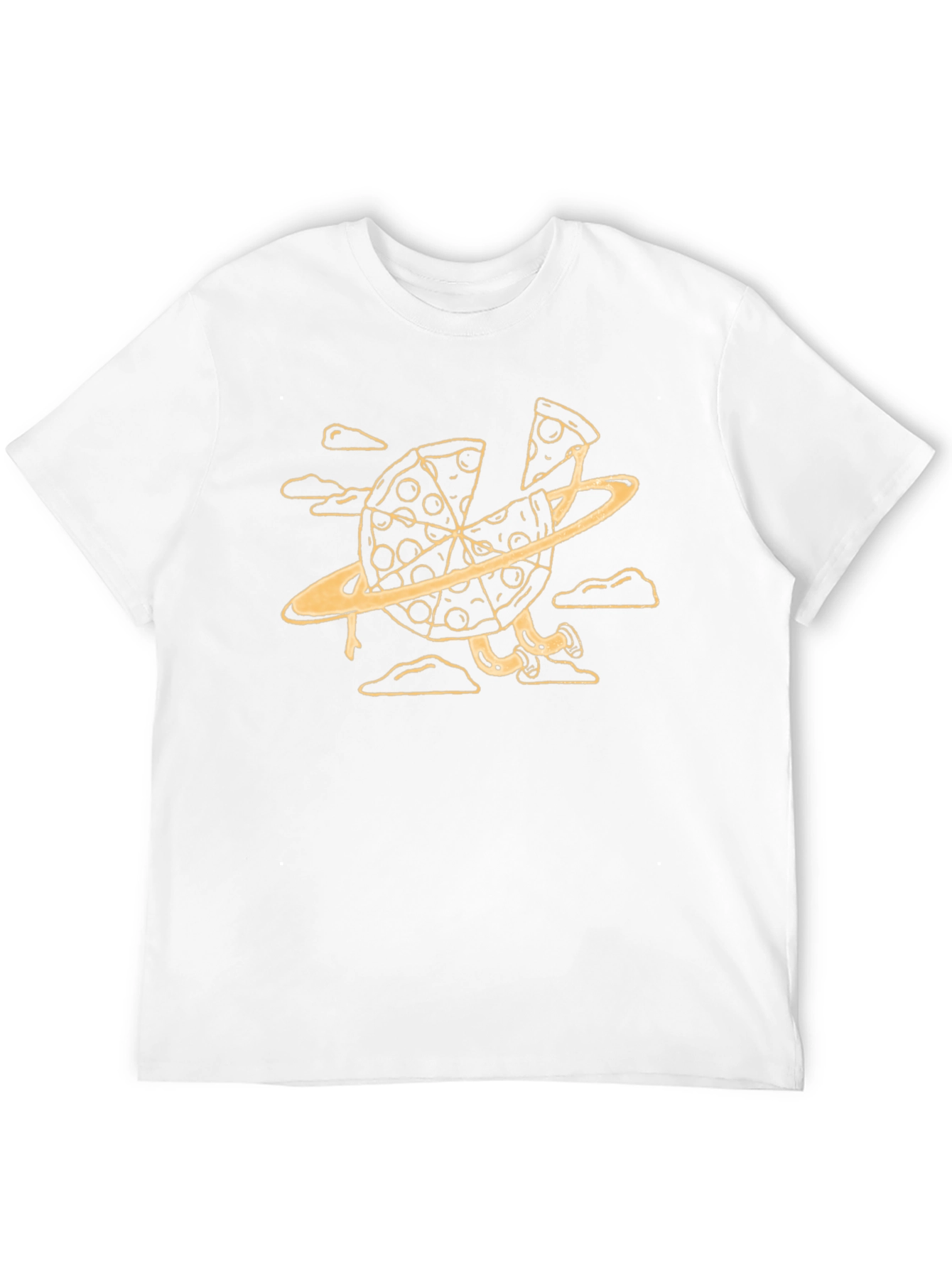 Pizza Planet Graphic Tee - Black Cotton T-Shirt