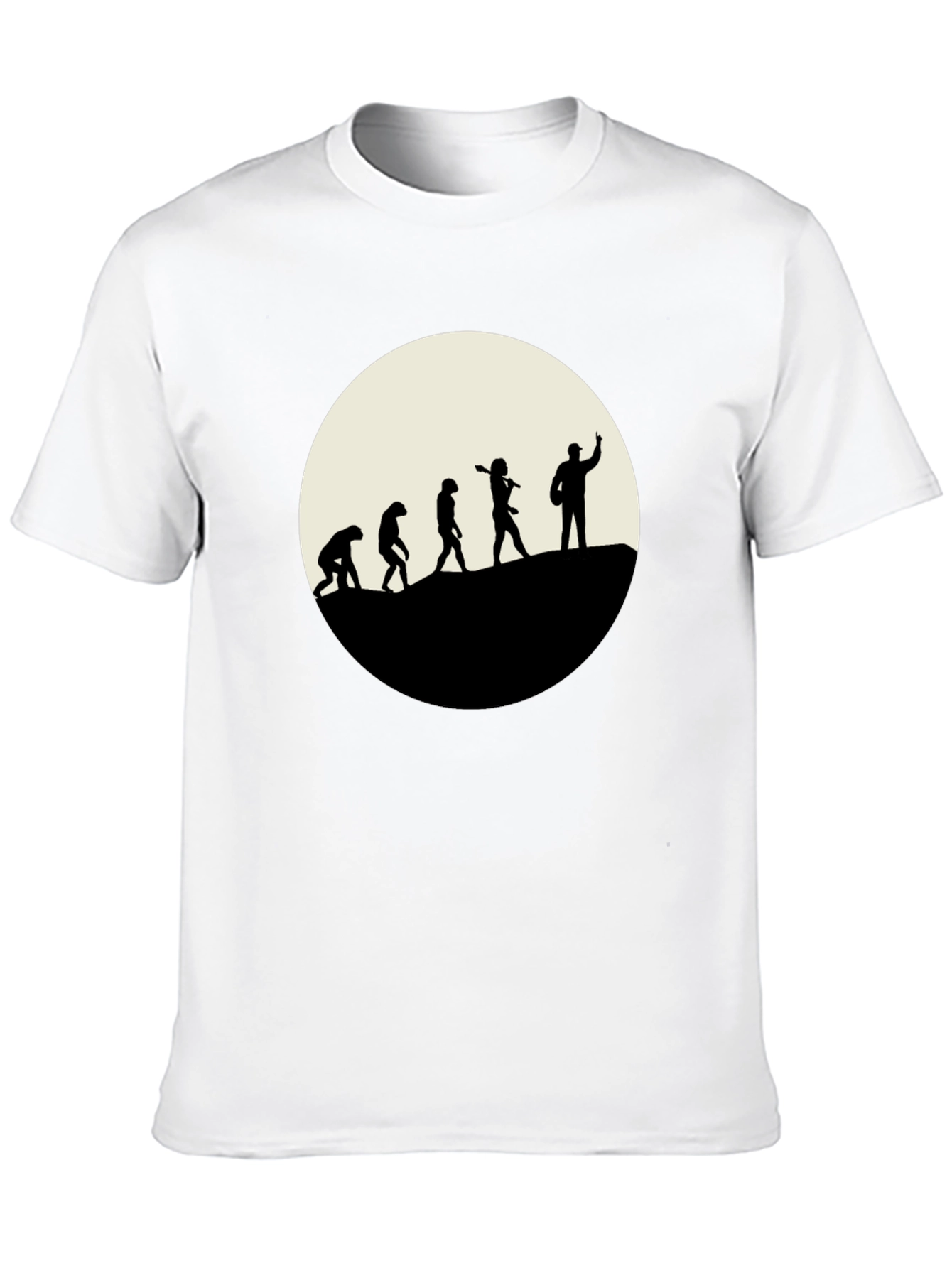 Evolution of Man T-Shirt - Black Graphic Tee